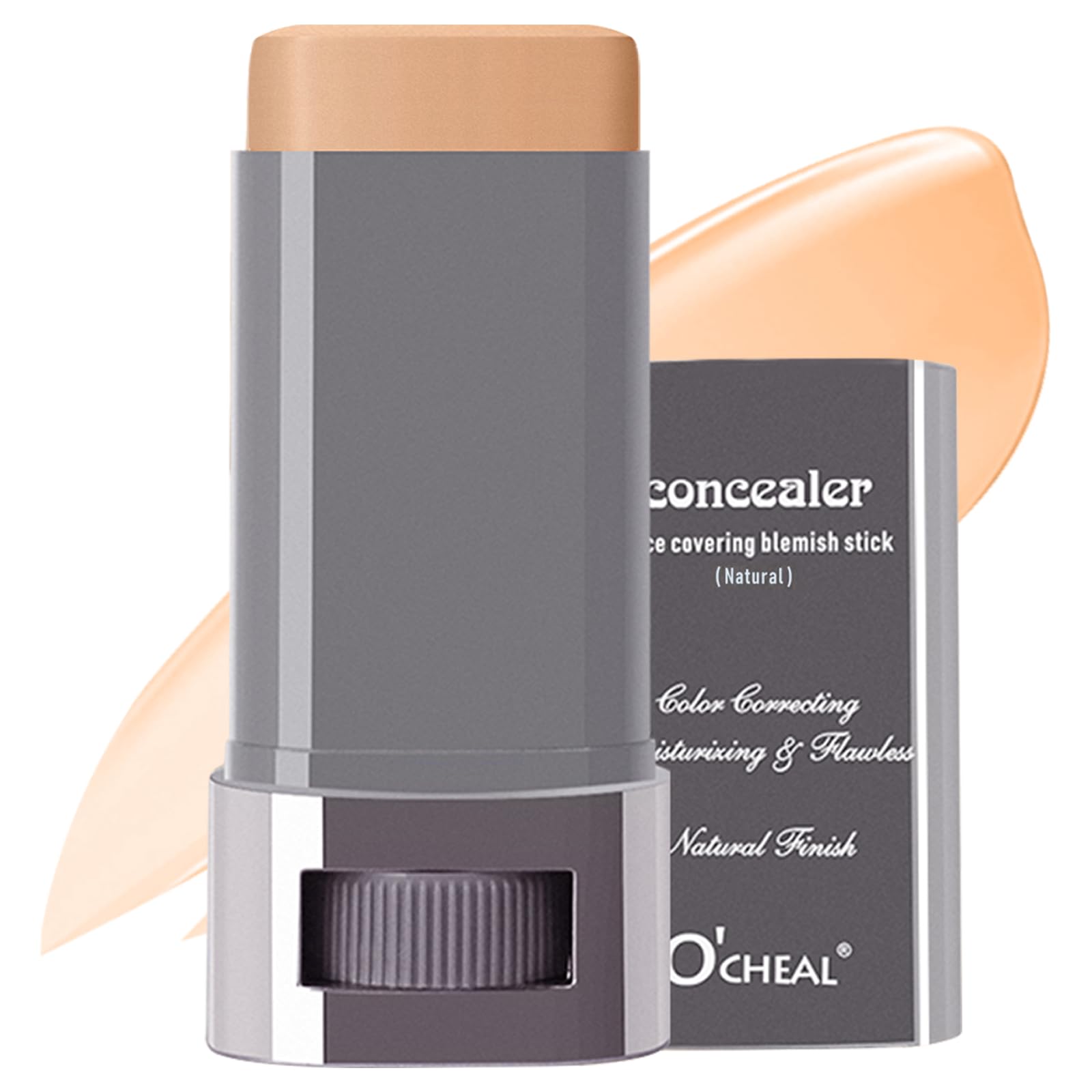 OCHEAL Full Coverage Concealer Foundation Stick for Women (Natural)