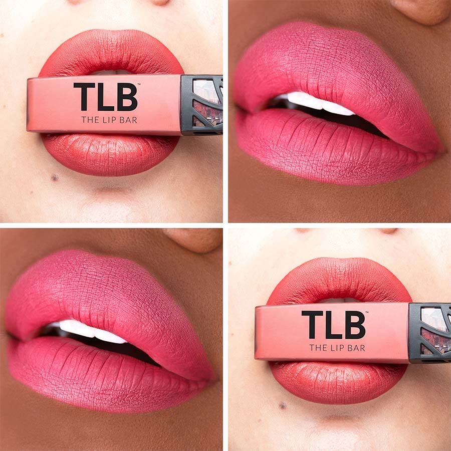 The Lip Bar Vegan Liquid Matte Lipstick, High Pigment Color & Long-Lasting with 8-12 Hours of Wear, Unimpressed - Mid Tone Pink