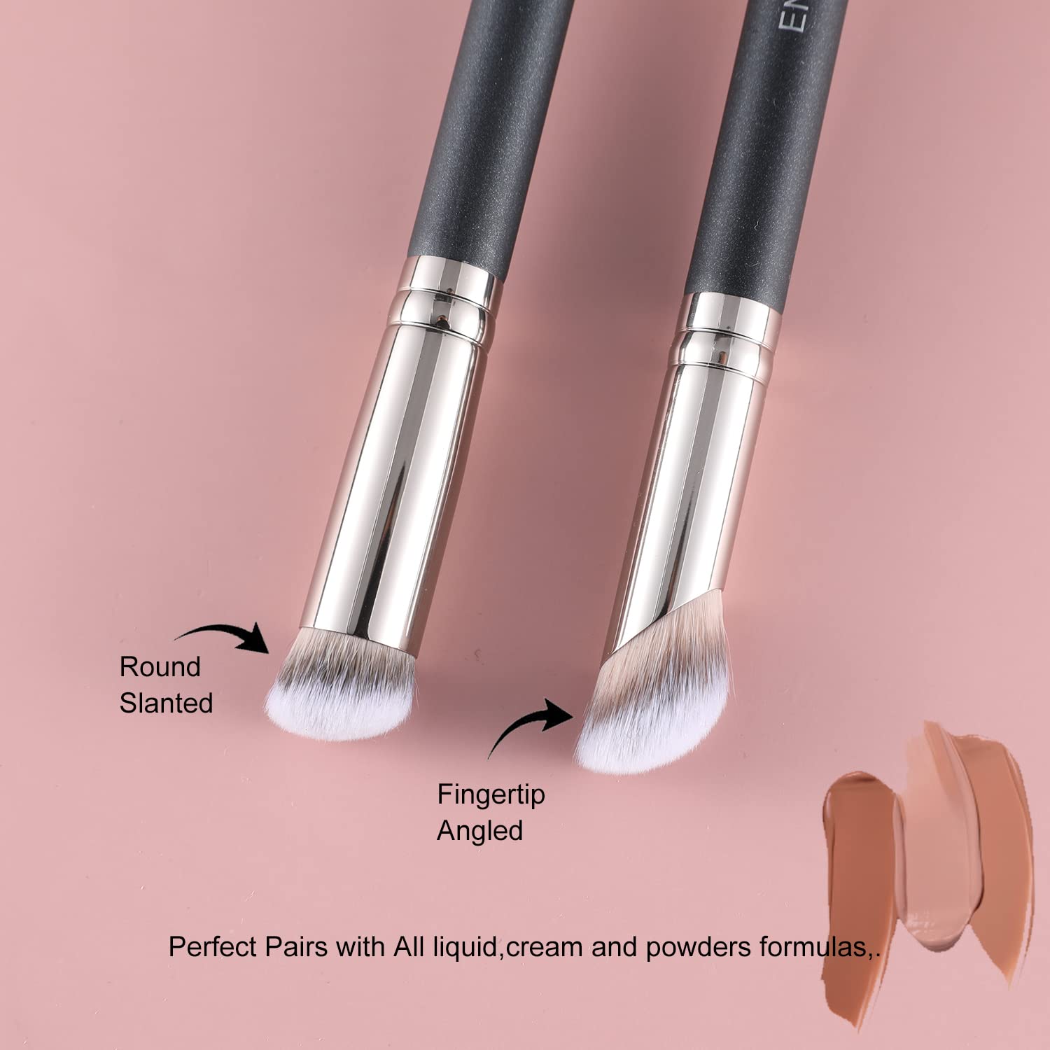 Concealer Brushes,Energy Concealer Blending Brush Under Eye For Eyebrows Nose Contour Brush 270270S