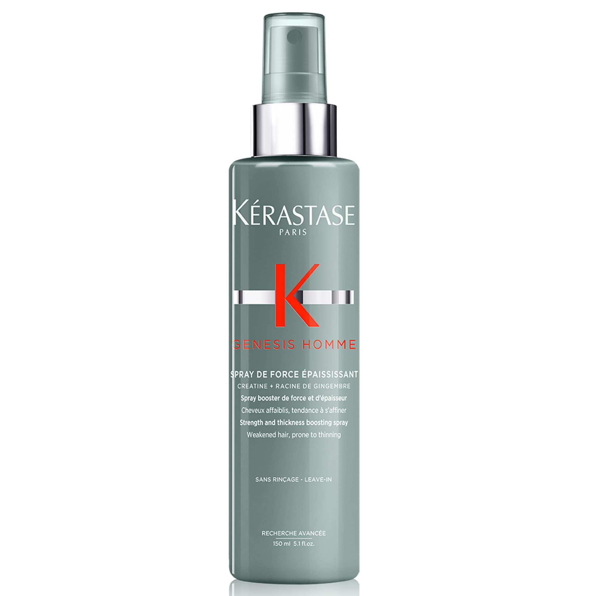 KERASTASE genesis Homme Spray De Force Thickening Hair Spray For Men  Thickening, Strenghtening & Volumizing  For Weakened Hair