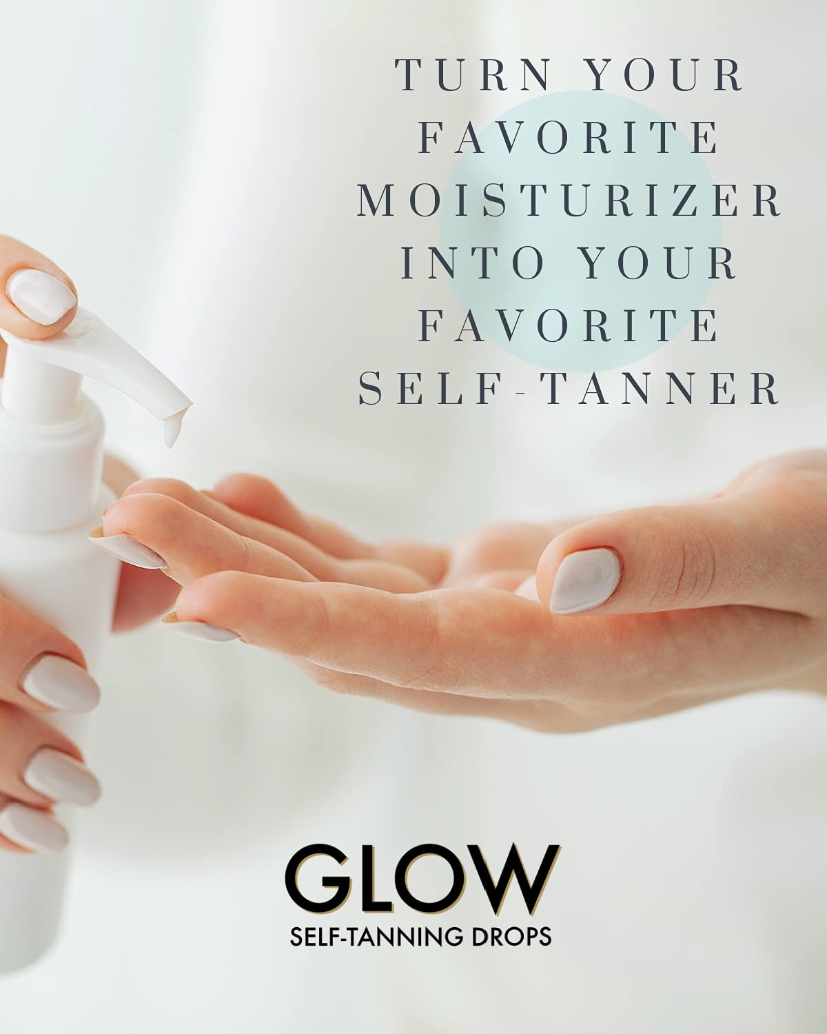 RemeVerse Glow Self-Tanning Drops with Aloe: Sunless Tanner for a Sun-Kissed Glow. Control Your Results by Adding Drops to Your
