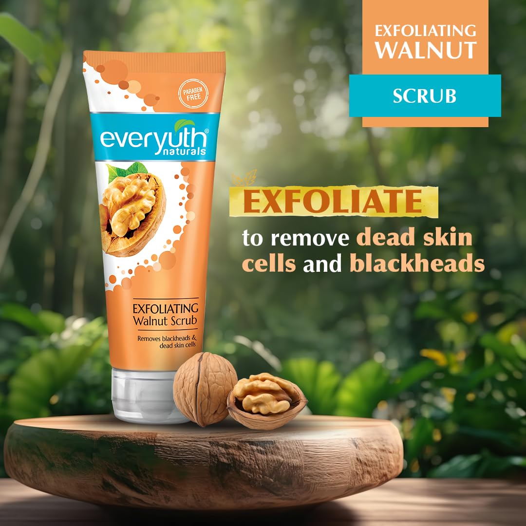 Everyuth Naturals Exfoliating Walnut Scrub, 200G