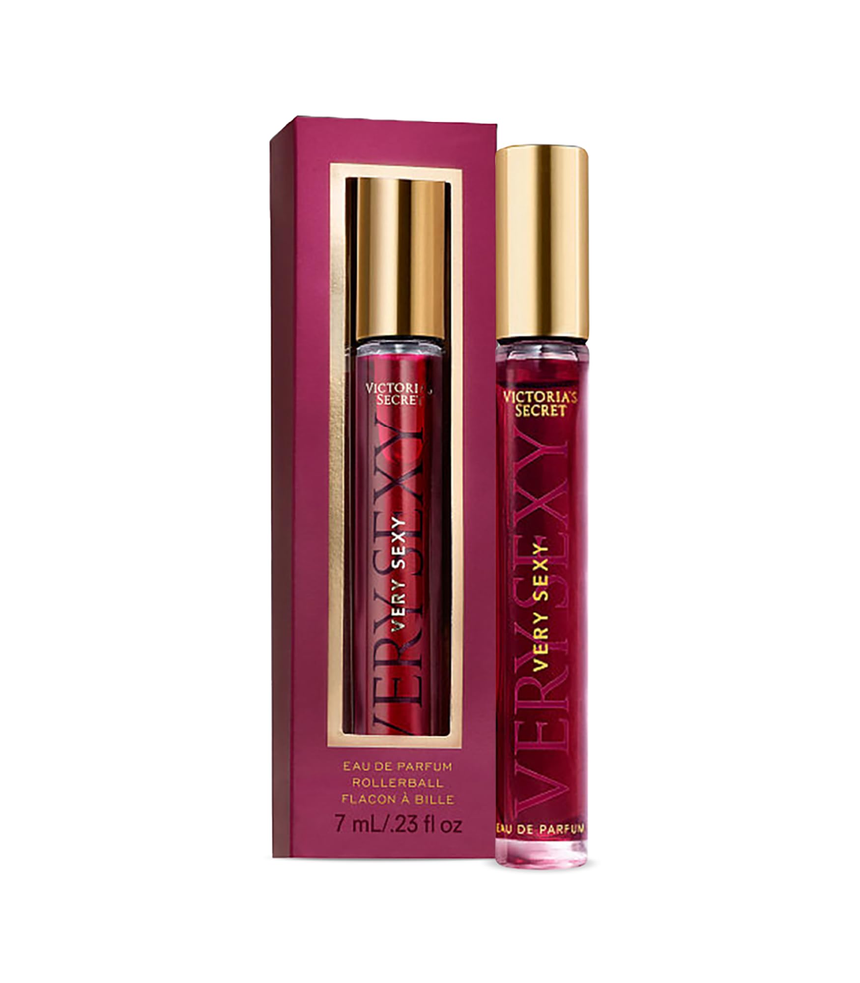 Victoria 's Secret Very Sexy Eau de Parfum Rollerball, Notes of Vanilla Orchid, Sun-Drenched Clementine & Wild Blackberry, Trave