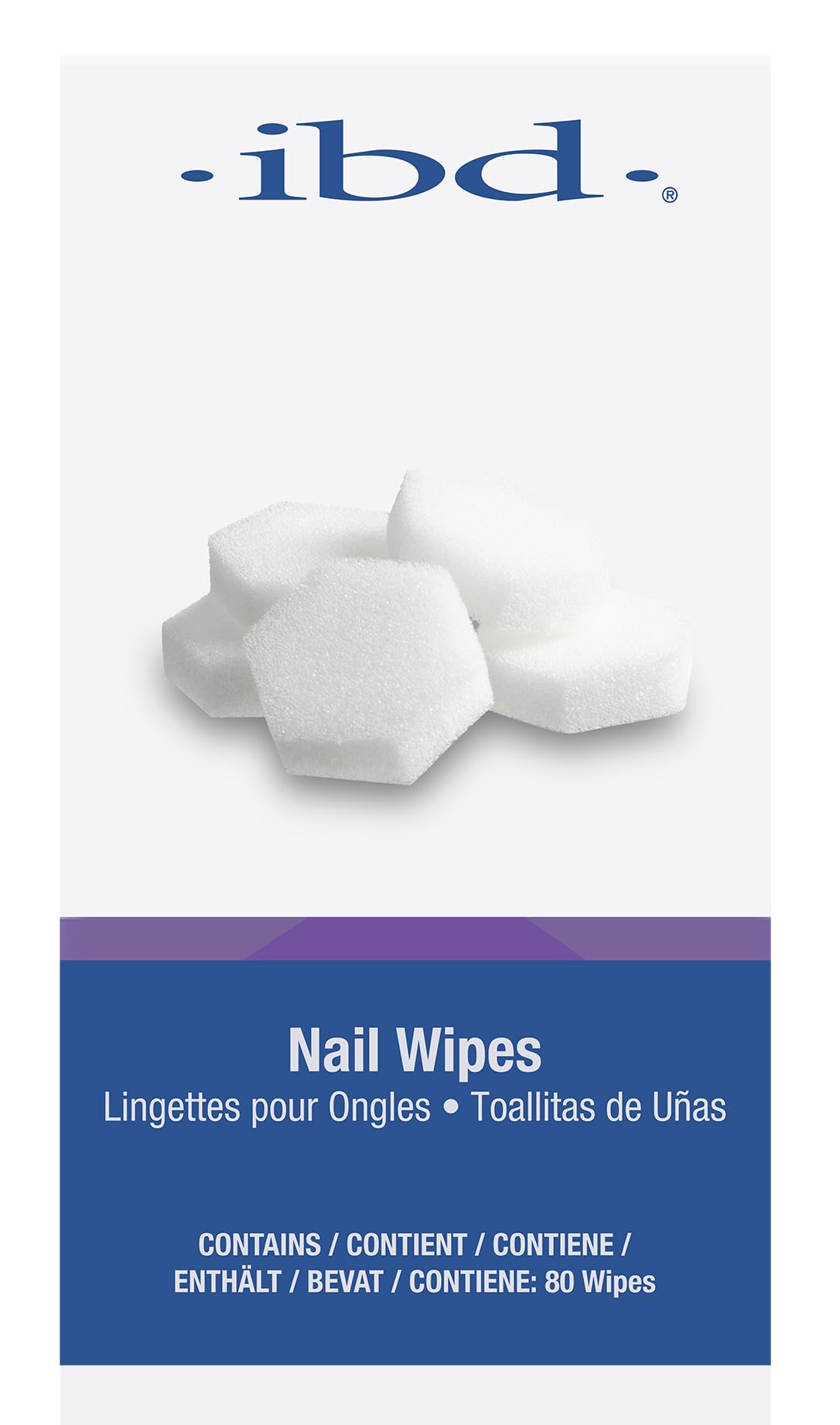 Ibd Nail Lint Free Wipes, 80 Count