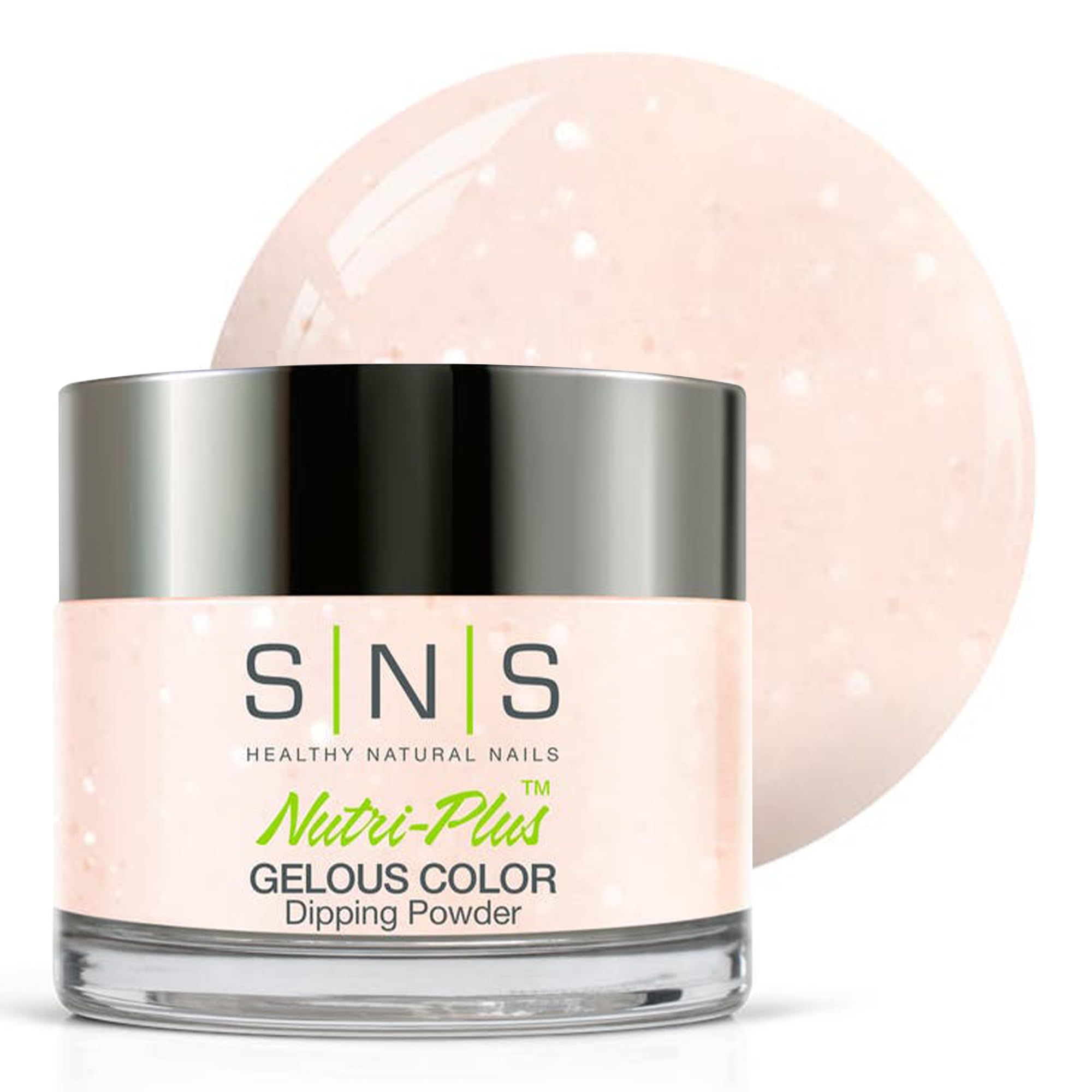 SNS Nail Dip Powder, Gelous Color Dipping Powder  Moonshine (Natural, Nudes, Gray/Cream, Beige, Shimmer)  LongLasting Dip Nai