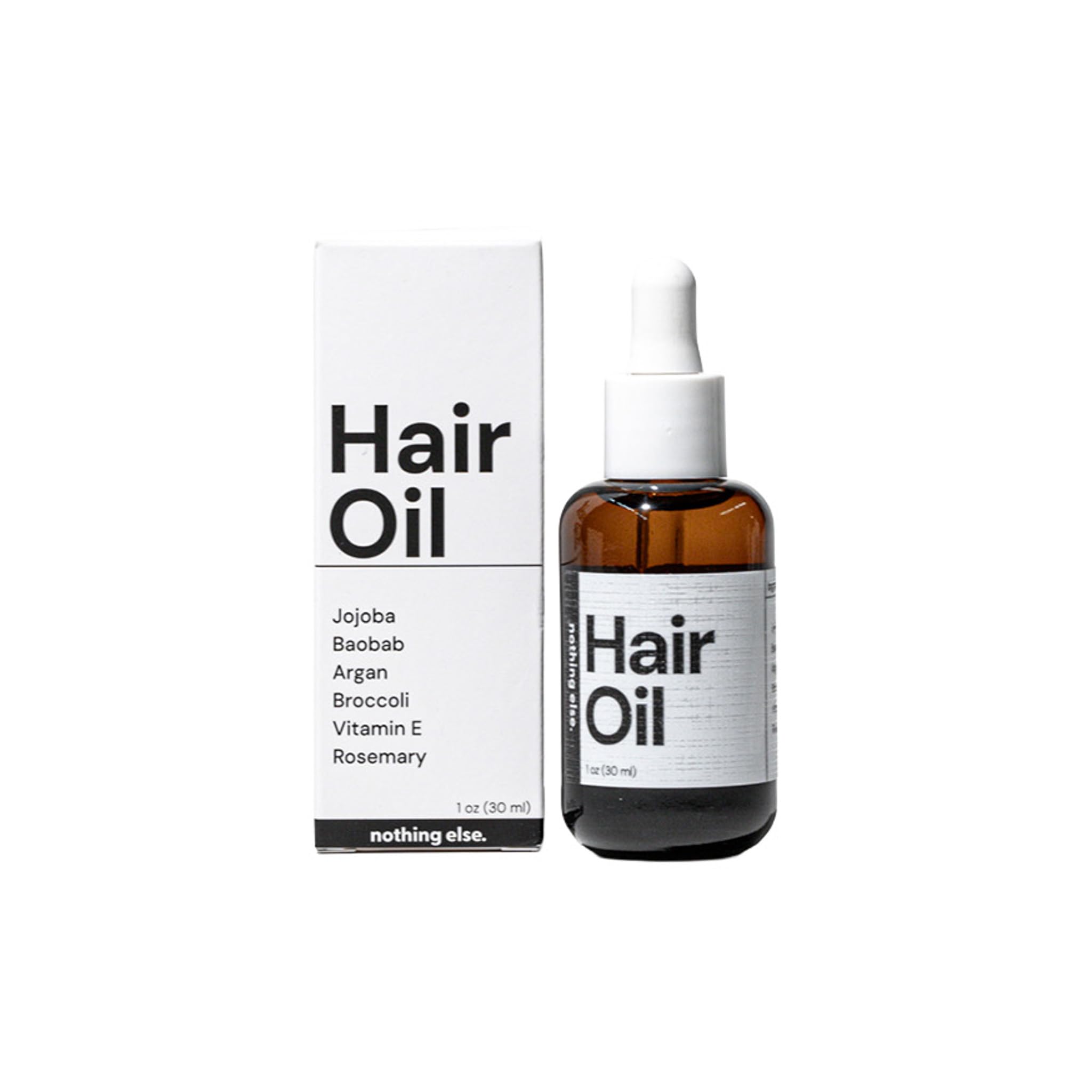 Nothing Else. Hair Oil  Sensitive Scalp, Unscented (1 Fl Oz)