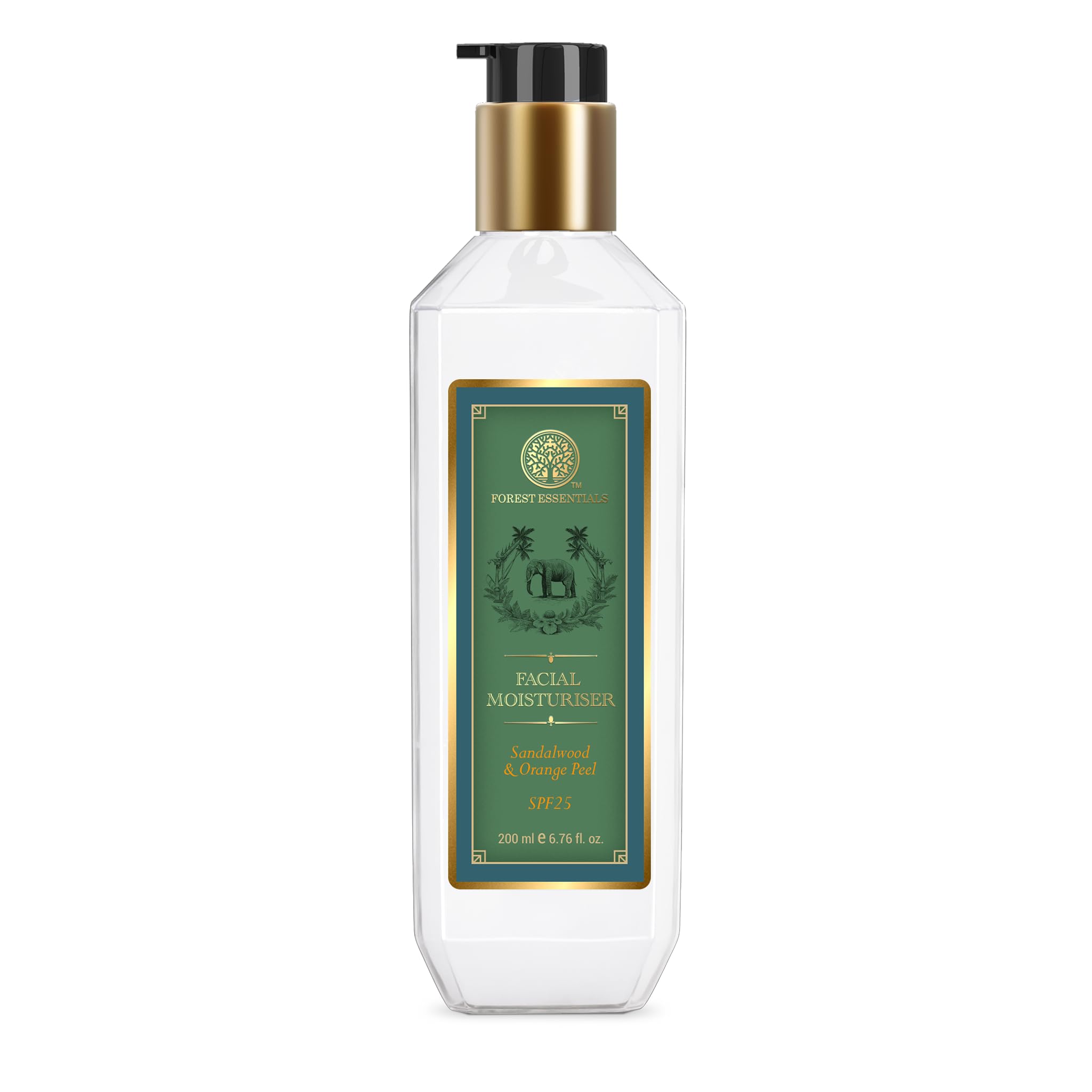 Forest Essentials Hydrating Facial Moisturiser Sandalwood & Orange Peel With Spf 30 Pa++ | Ayurvedic Moisturiser For Normal To D