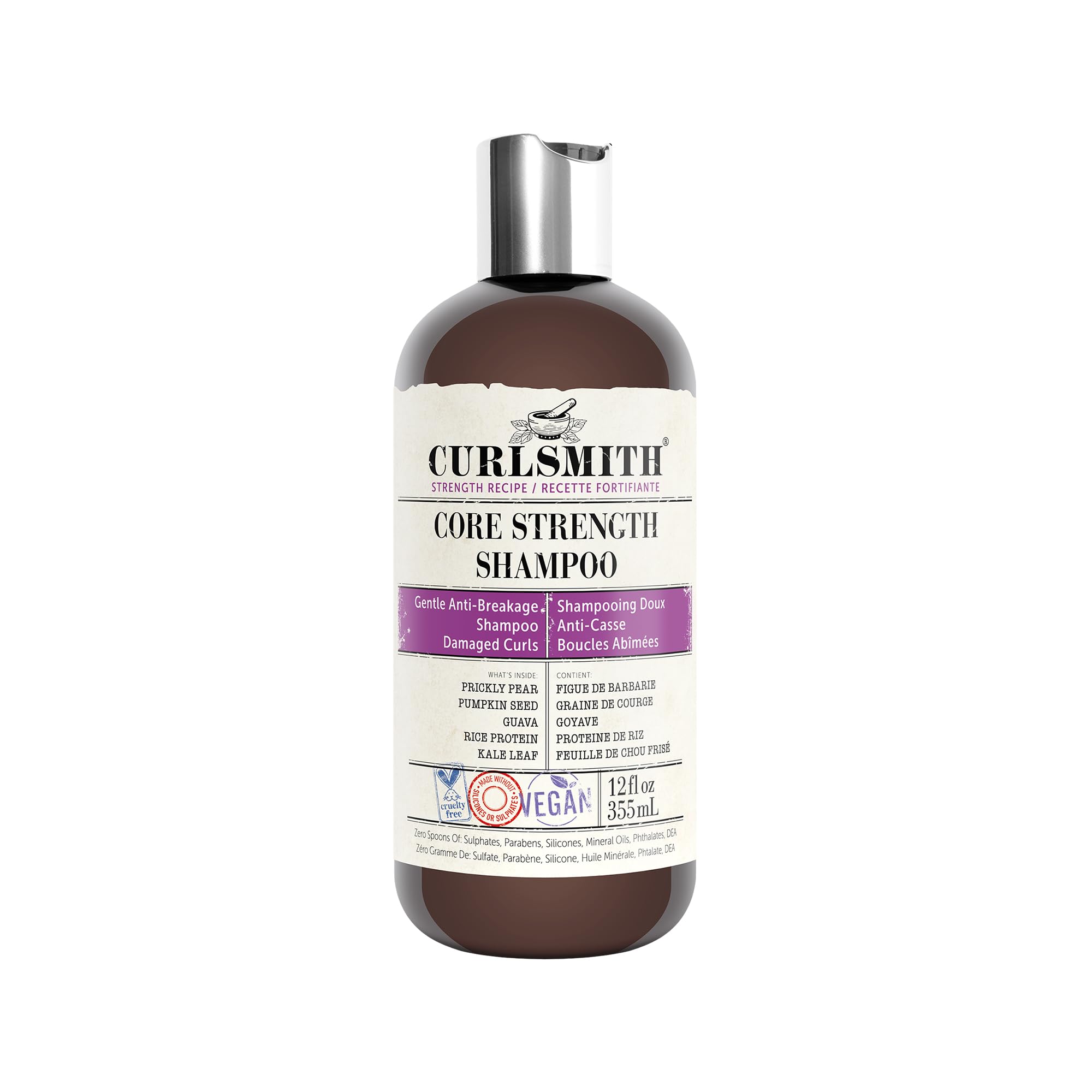 cURLSMITH - core Strength Shampoo, gentle Protein-Rich for Frequent Use (12 fl oz)
