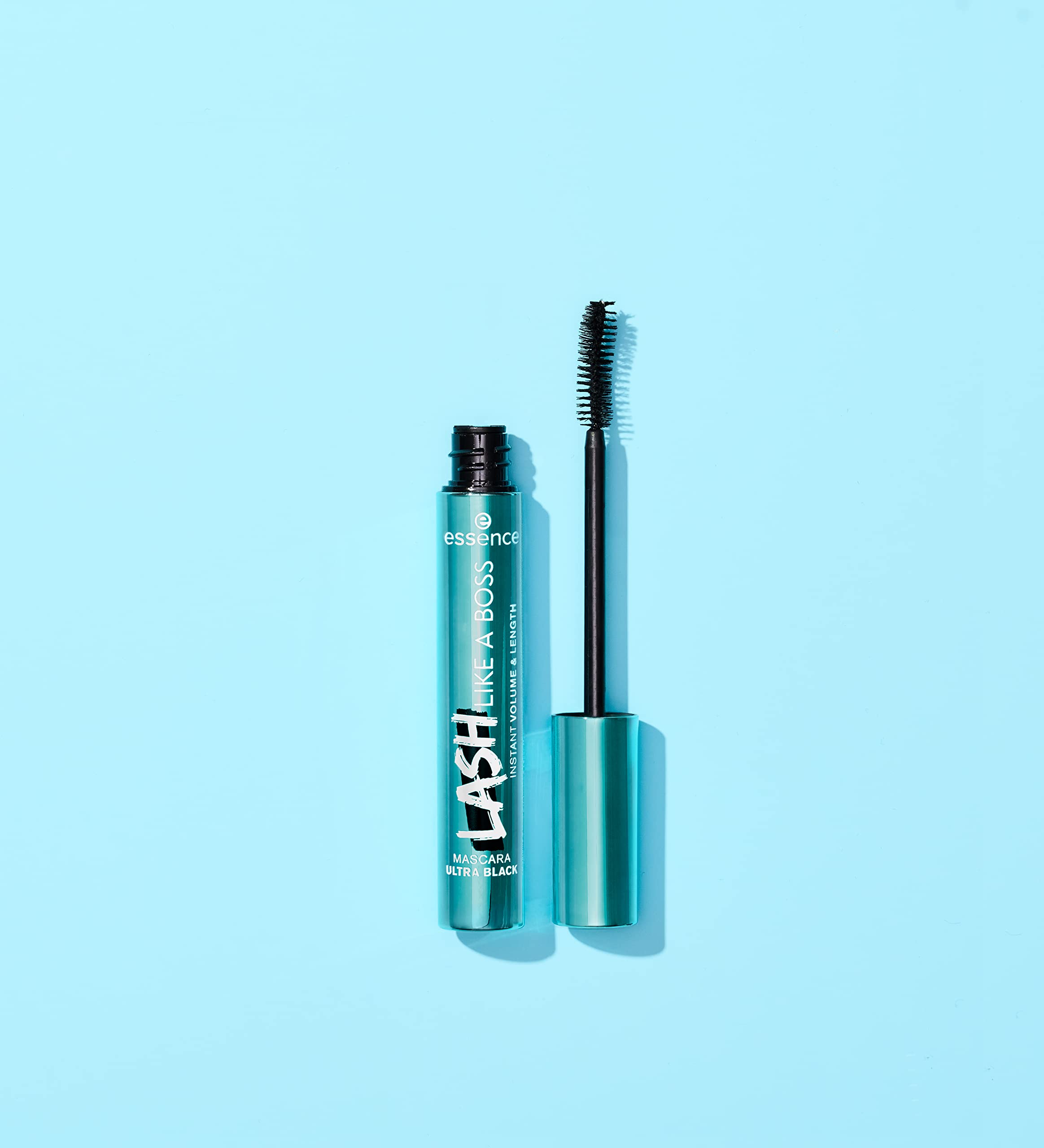 Essence  Lash Like A Boss Instant Volume & Length Waterproof Mascara  Long Lasting Formula & Curved Fiber Brush  Vegan & Cruelty