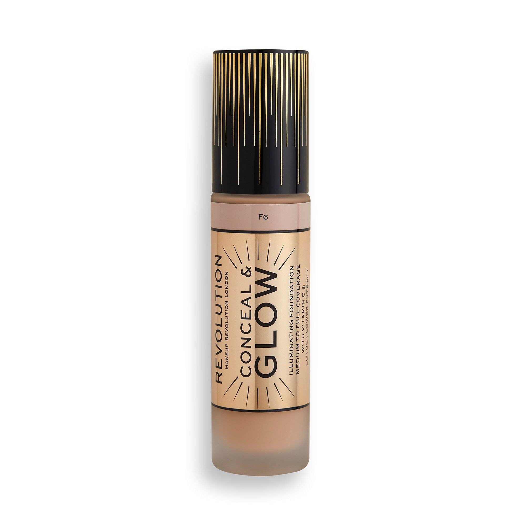 REVOLUTION Conceal & Glow Foundation F 6