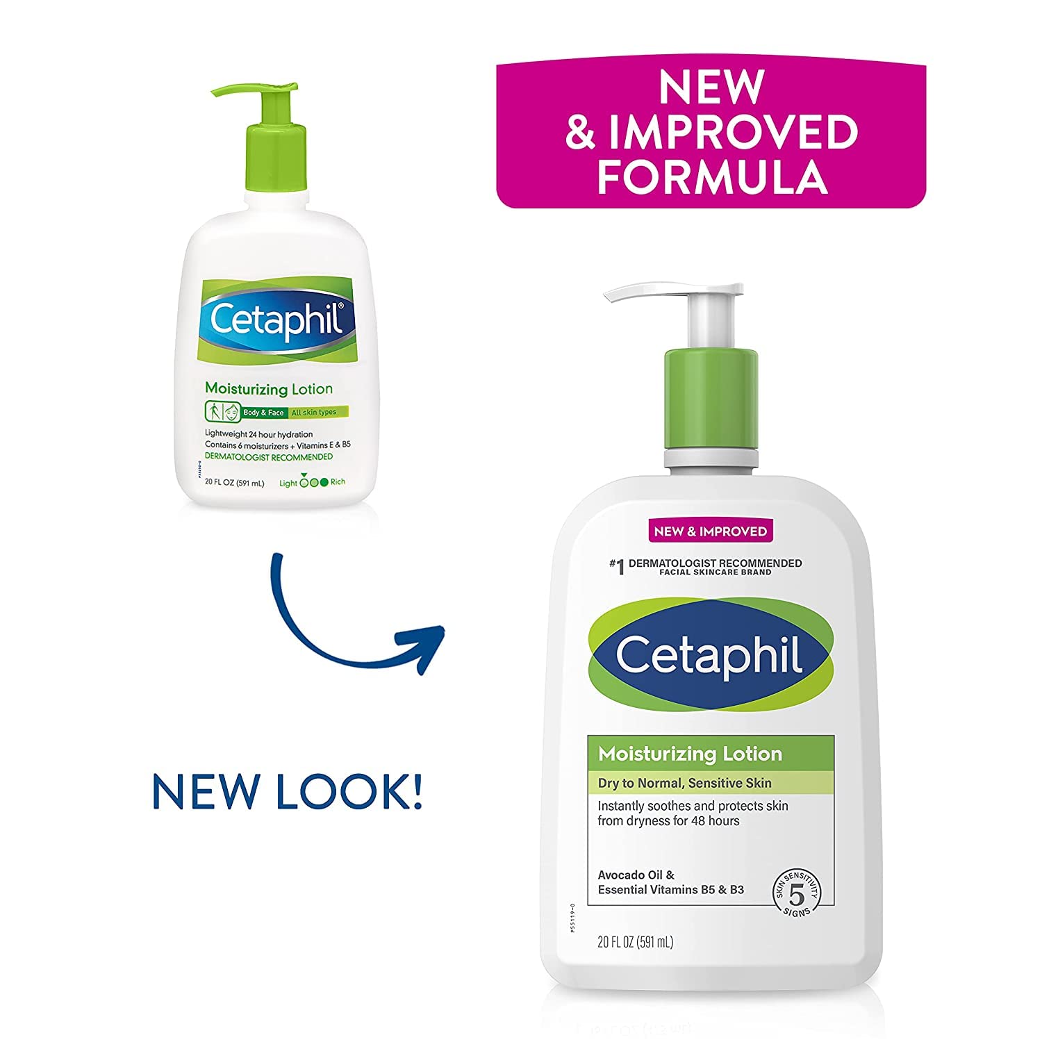 Cetaphil Moisturizing Lotion For All Skin Types 16 Oz (Pack Of 3)