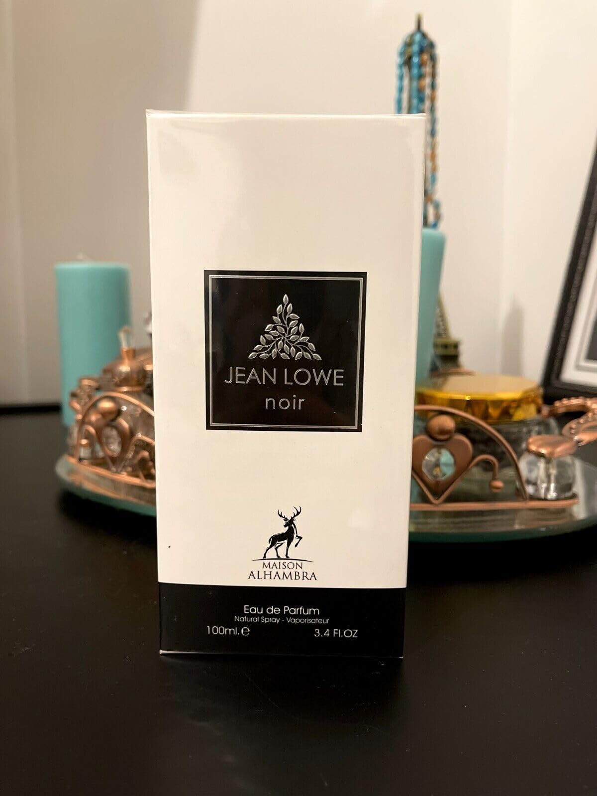Maison Alhambra Jean Lowe Noir for Men - 3.4 oz EDP Spray