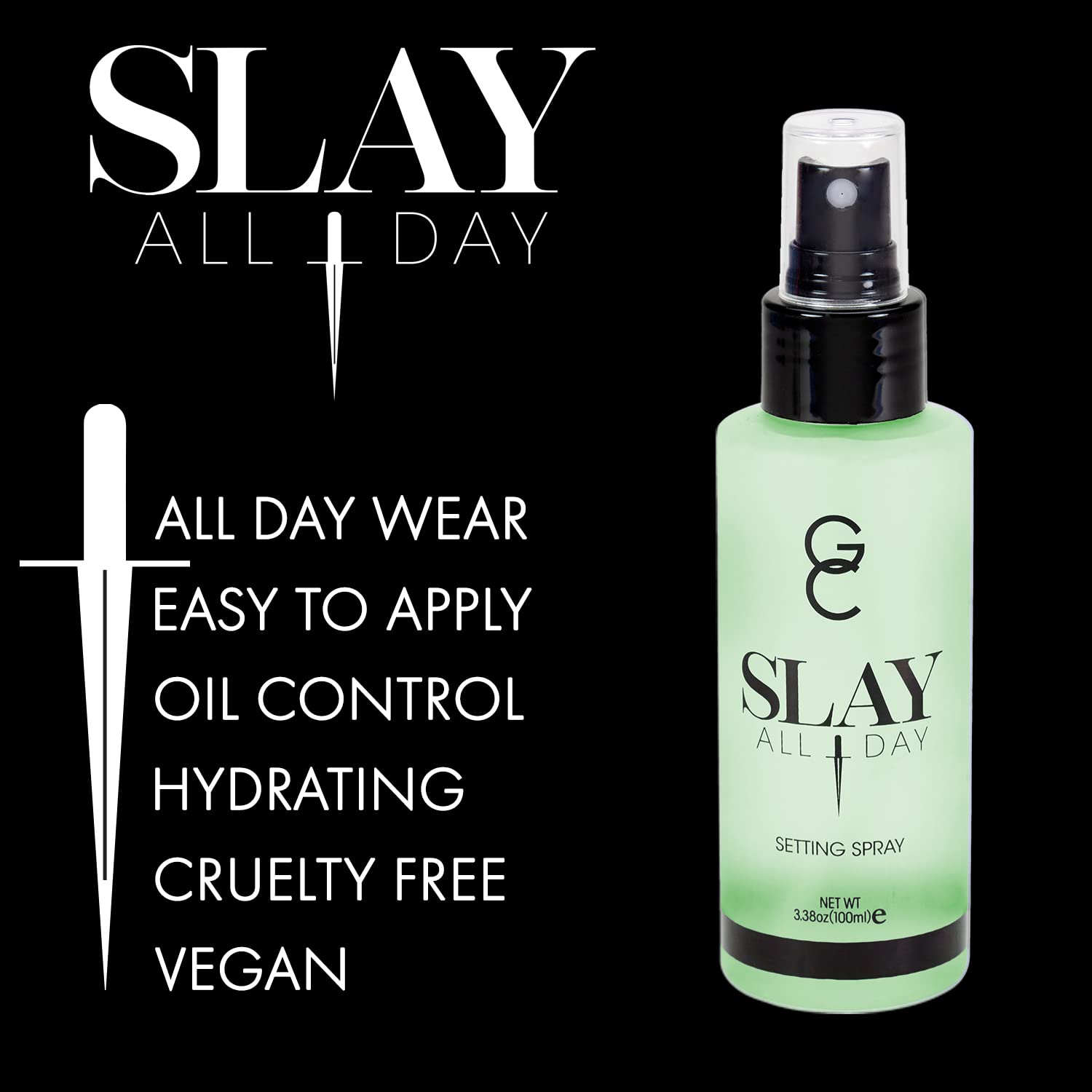 Gerard Cosmetics Slay All Day Makeup Setting Spray | Mint Chocolate Chip Scented | Matte Finish With Oil Control | Cruelty Free,