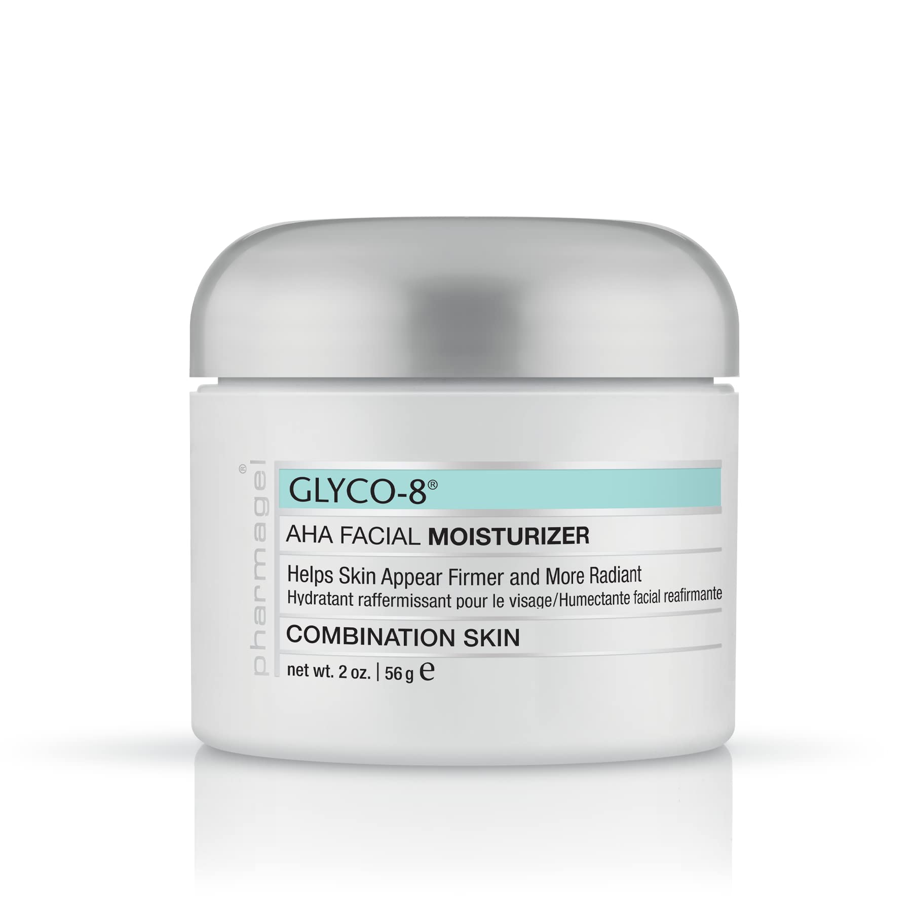 Pharmagel Glyco-8 Facial Firming Moisturizer for Combination Skin | Deeply Hydrating Daily Facial Moisturizer for Fine Lines and