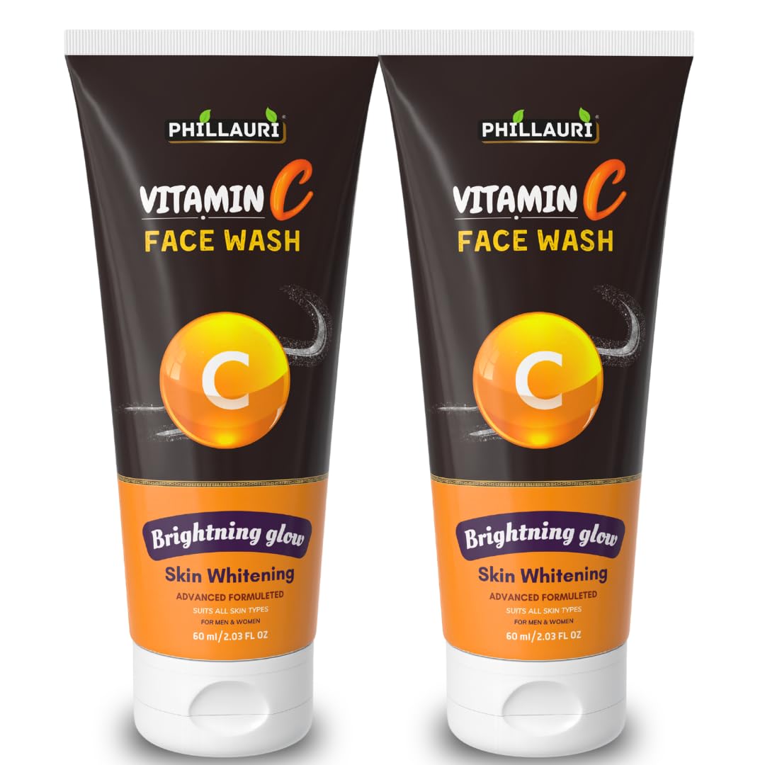 Vitamin C Face Wash For Brightening & Glowing Skin | Reduces Dullness | Daily Cleanser, For All Skin Types | Cleanser For Oily &