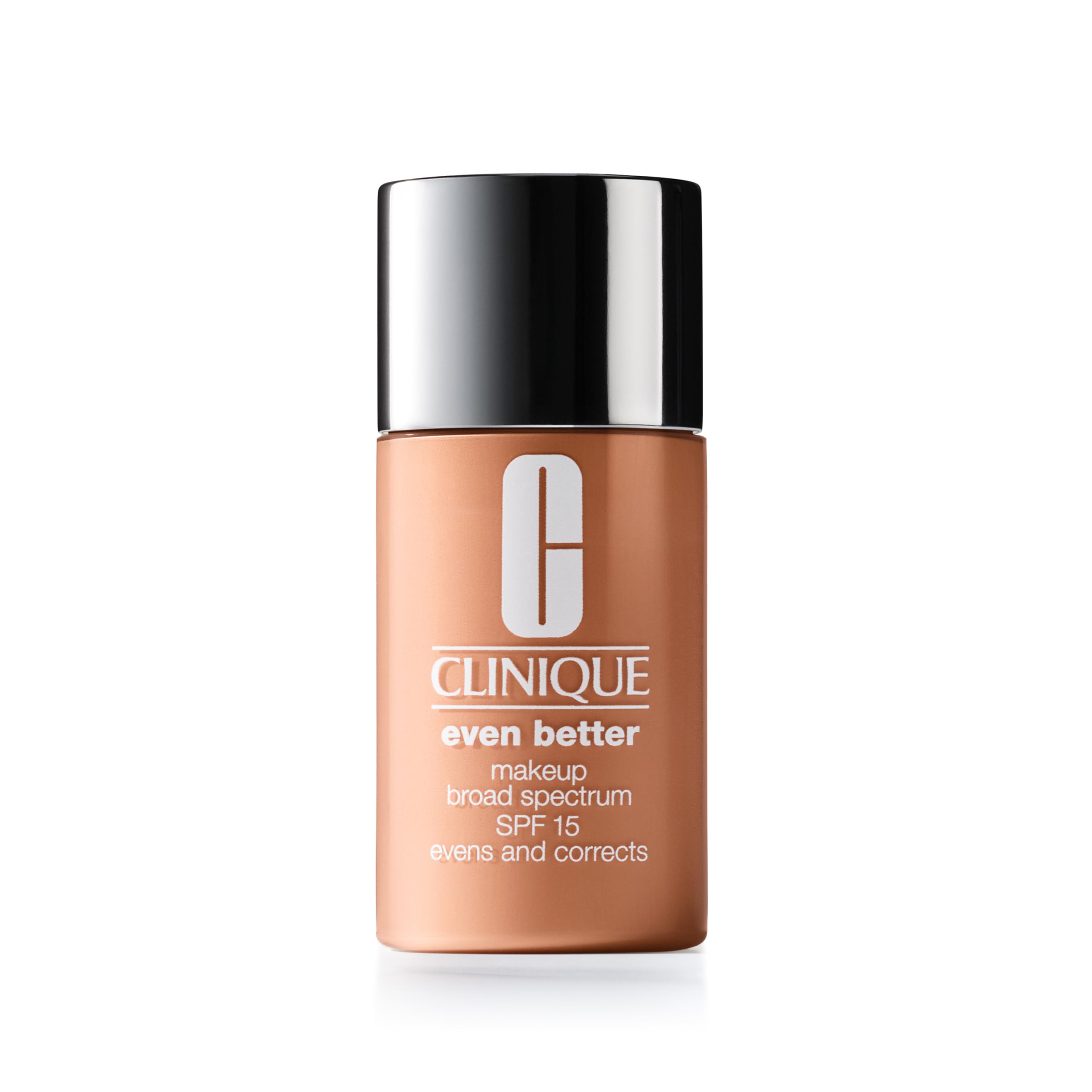 Clinique Even Better Makeup Medium Coverage Foundation Broad Spectrum SPF 15 | Evens Skin Tone + Reduces Dark Spots, Nutty