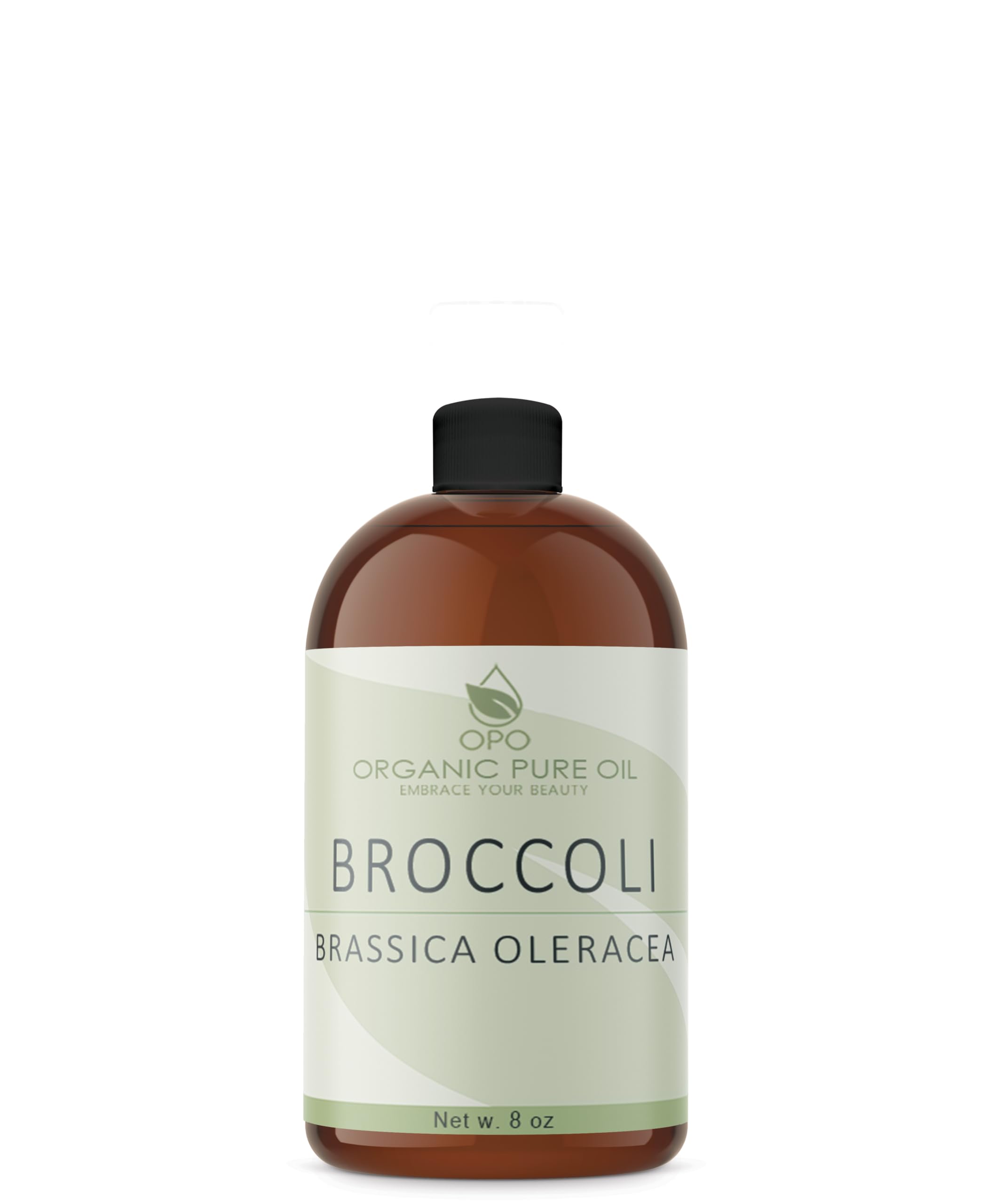 Broccoli Seed Oil - 8 oz Pure, Natural, Cold Pressed, Skin Rejuvenation, Seed Face Hair Body Refined Unscented Broccoli Carrier 