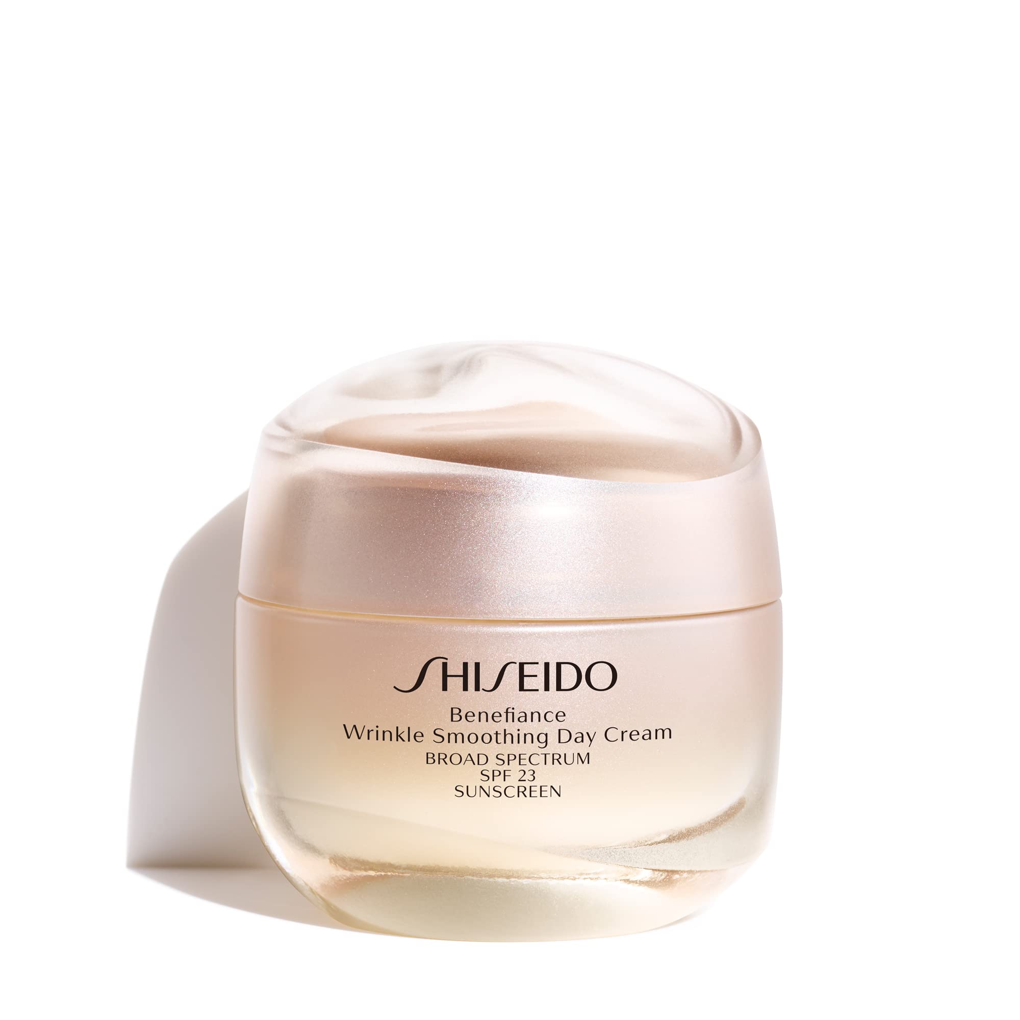Shiseido Benefiance Wrinkle Smoothing Day Cream - 50 mL - Broad-Spectrum SPF 23 Anti-Aging Moisturizer - Visibly Corrects Wrinkl