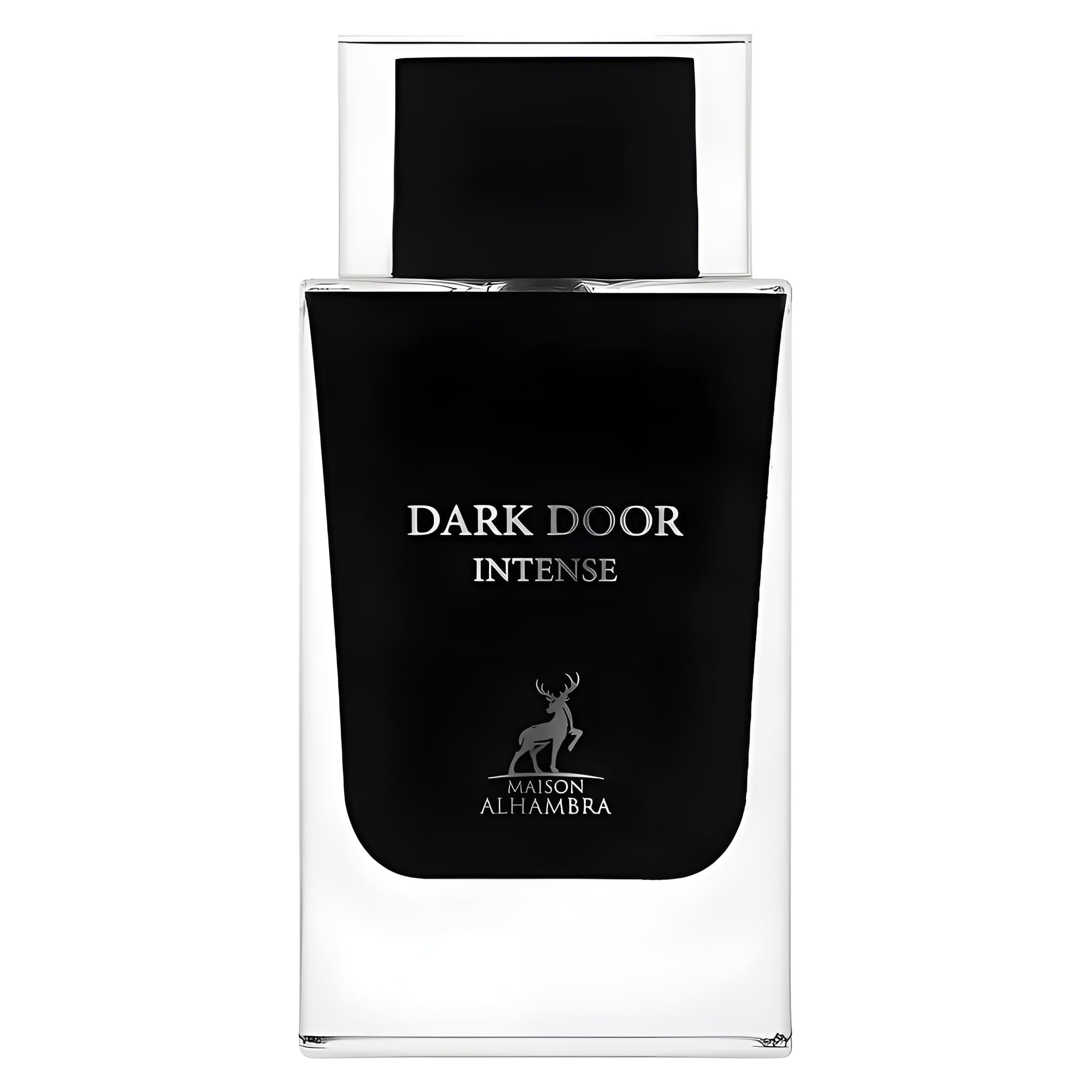 Maison Alhambra Dark Door Intense - Aromatic, Woody, Floral, Musky - Eau de Parfum Spray Long-Lasting Fragrance for Men, 3.4 Oun