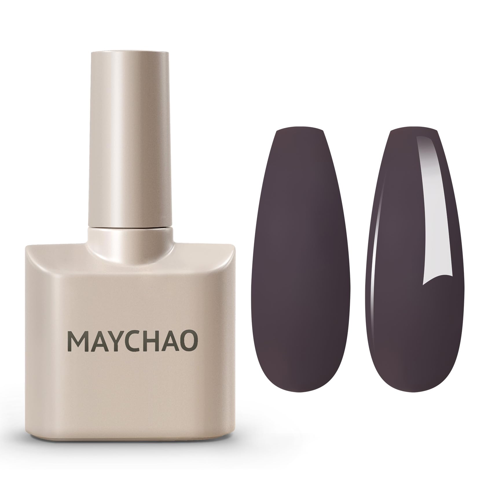 MAYCHAO 15ML Gel Nail Polish 1Pc Dark Reddish Purple Gel Polish Soak Off UV LED Nail Polish Nail Art Starter Manicure Salon DIY 