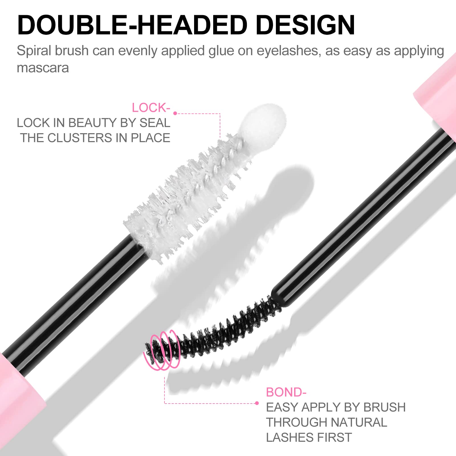 Fenshine Lash Bond And Seal, Cluster Eyelash Glue, Individual Cluster Diy Eyelash Extensions, Super Strong Hold Cluster Lash Adh