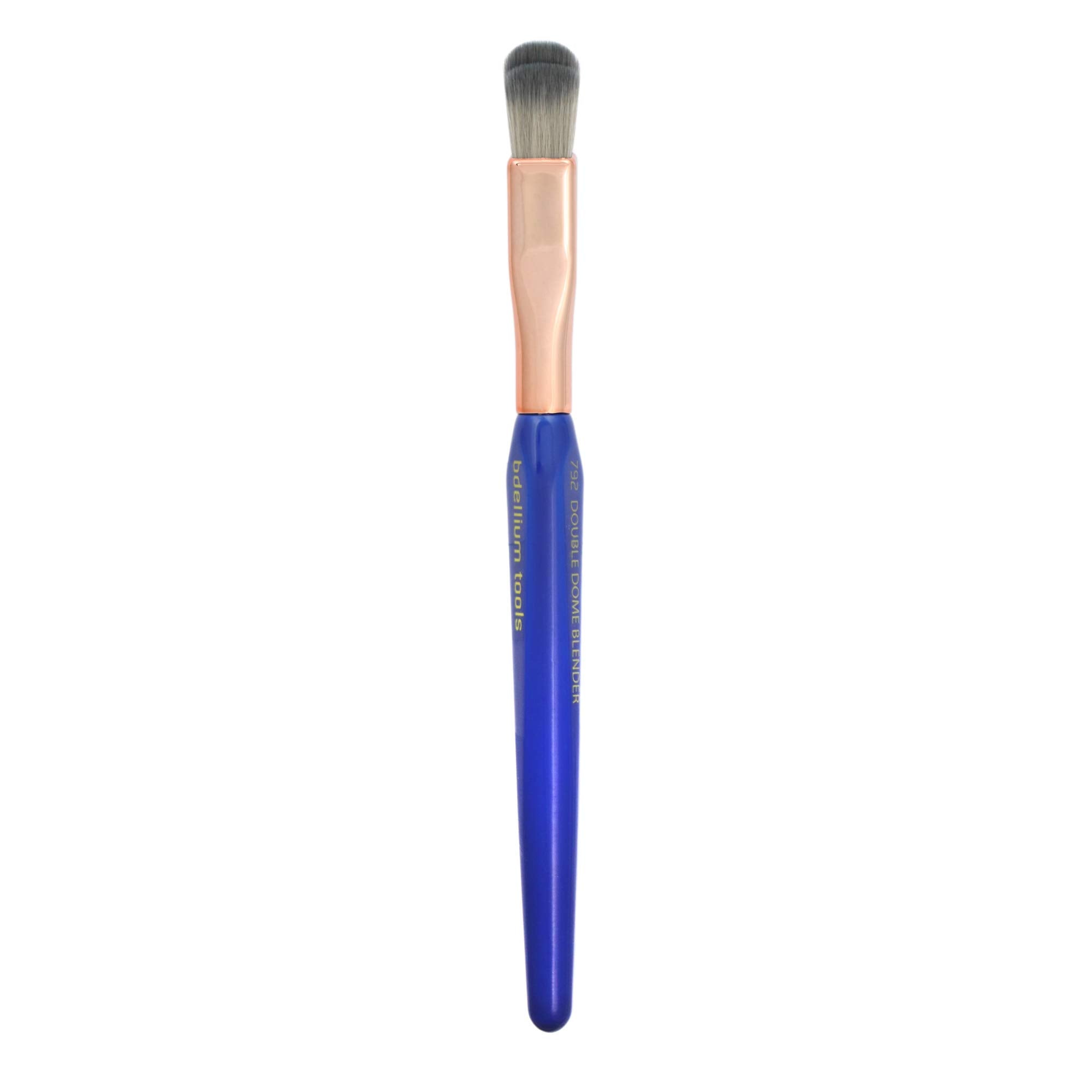 Bdellium Tools Professional Makeup Brush - Golden Triangle 792 Eye Double Dome Blender - With All Vegan and Soft Synthetic Fiber