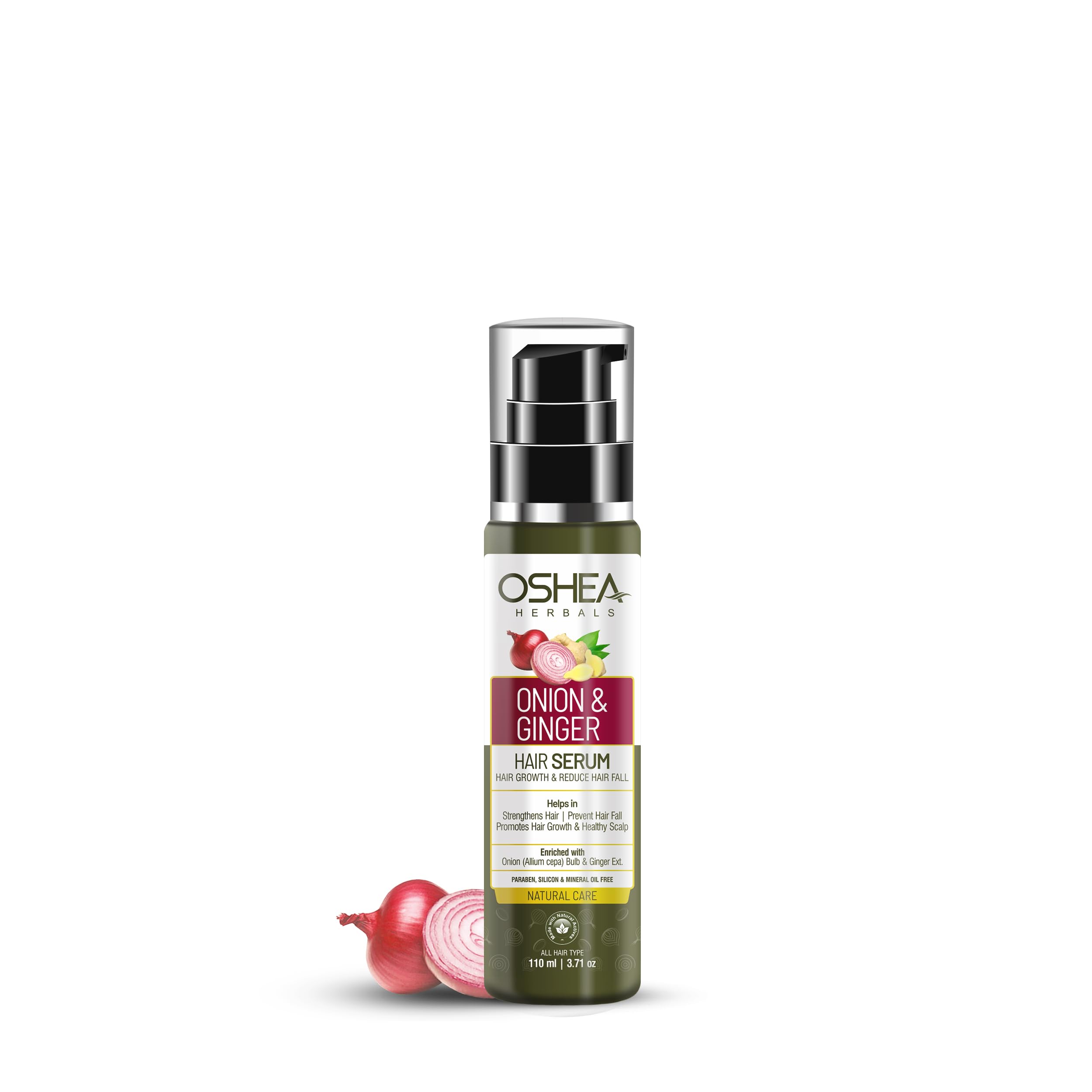 Oshea Herbals Natural Hair Growth Serum | Strengthens Hair, Prevent Hair Fall & Promotes Hair Growth With Healthy Scalp | Enrich