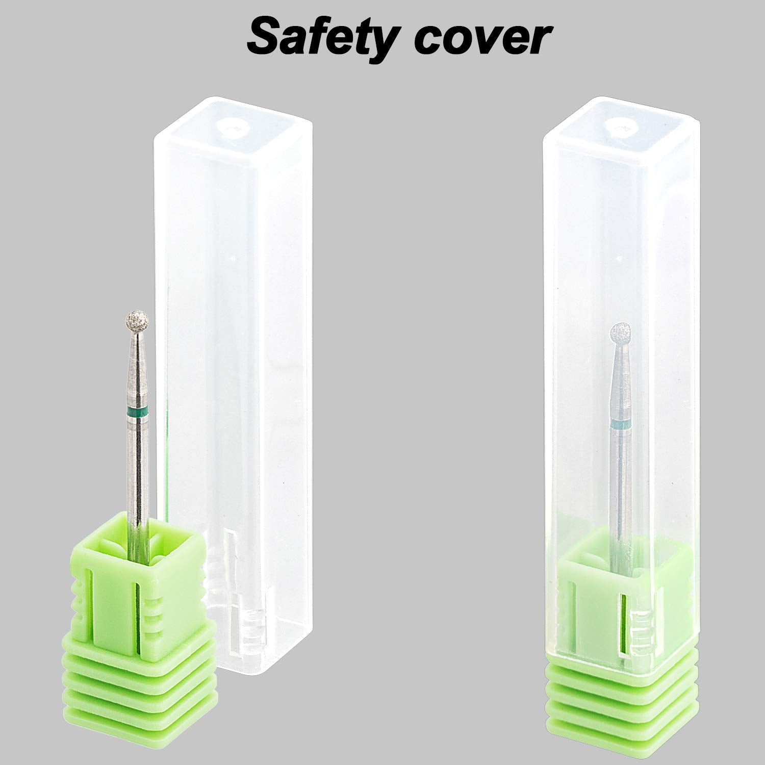Oiiki 3Pcs Diamond Nail Drill Bit, Cuticle Clean Carbide Nail Rotary Burrs, Pedicure Nail Art Tools, For Electric Nail File Mach