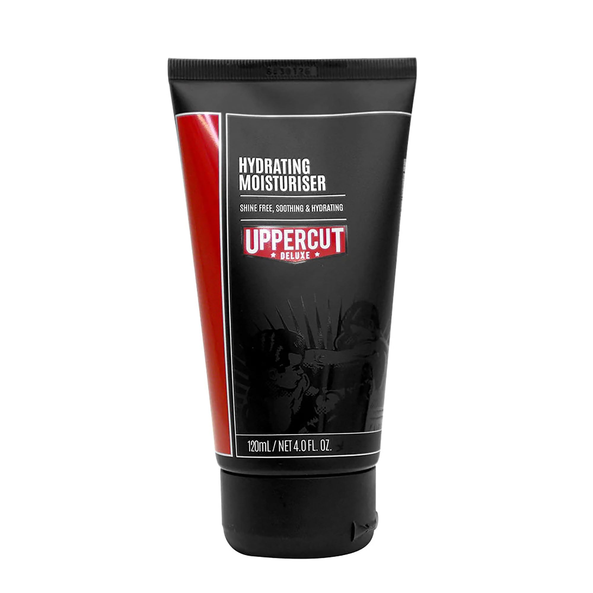 UPPERCUT DELUXE Hydrating Moisturizer for Men - Oil-Free Post Shave Soothing Cream with Allantoin & Shea Butter - 4 fl oz (120 m