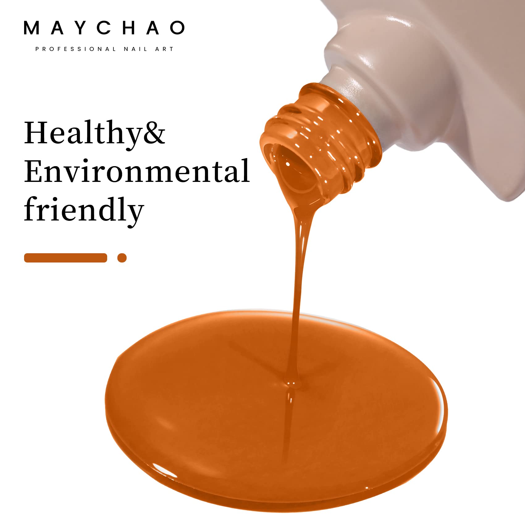 Maychao 15Ml Gel Nail Polish 1Pc Fall Pumpkin Gel Polish Soak Off Uv Led Nail Polish Nail Art Starter Manicure Salon Diy At Home