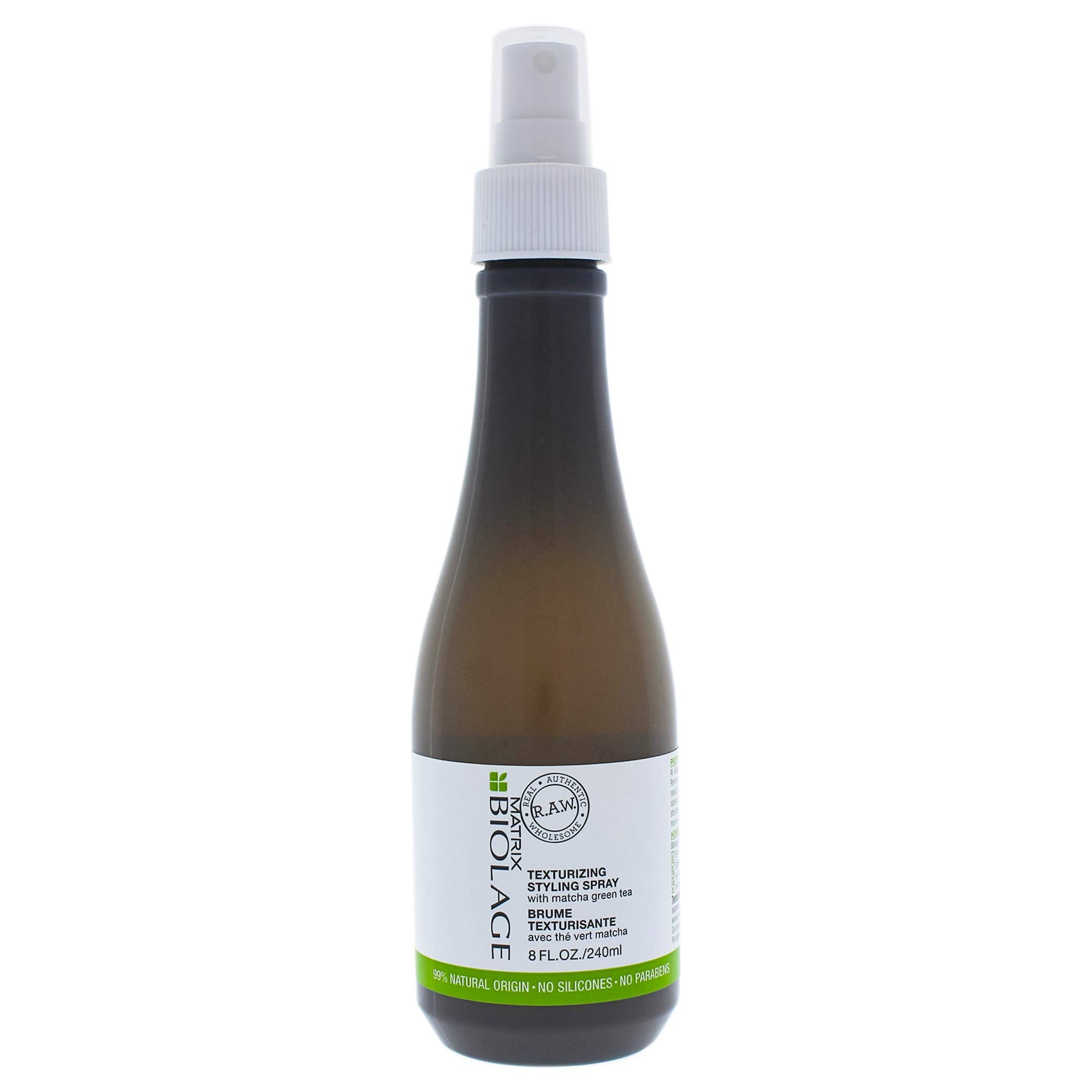 Biolage R.A.W. Texturizing Styling Spray | Creates Touchable, Windswept Texture & Volume | With Matcha Green Tea | Silicone & Pa