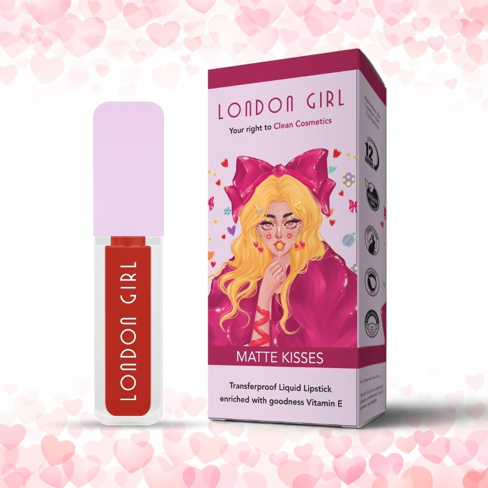 London Girl Liquid Lipstick For Women, Long Lasting Matte Lipstick, Transfer Proof And Waterproof, Lasts Up To 12 Hours (09 Soho