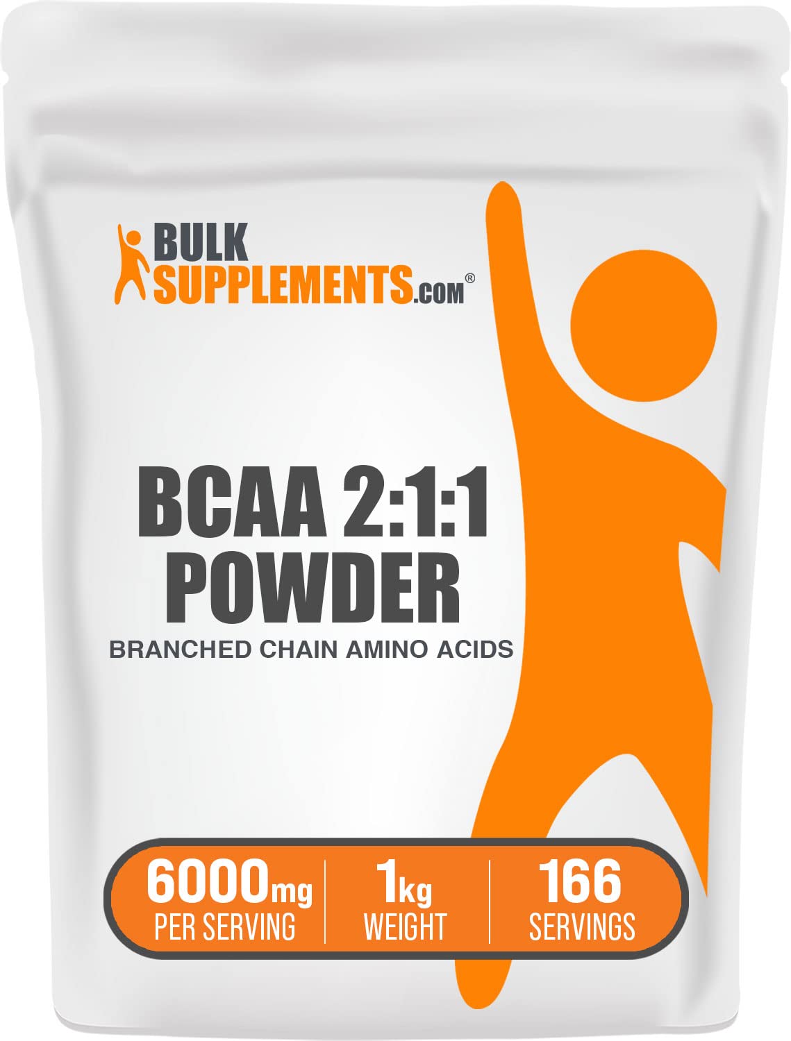 BULKSUPPLEMENTScOM BcAA 2:1:1 Powder - Branched chain Amino Acids - BcAA Powder - BcAAs Amino Acids - BcAA Pre Workout - Amino A