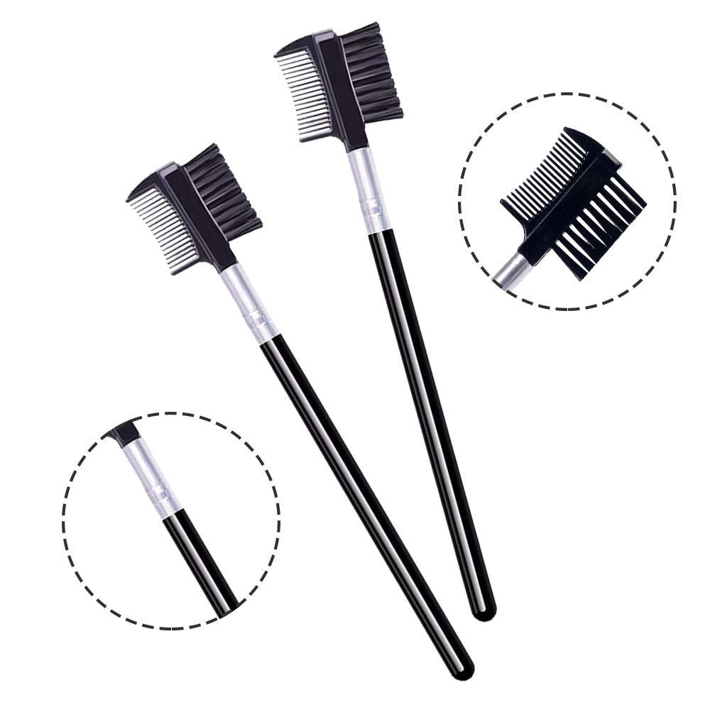 Eyelash Comb And Eyebrow Brush, Eyelash Brush Comb Set (1Pcs)