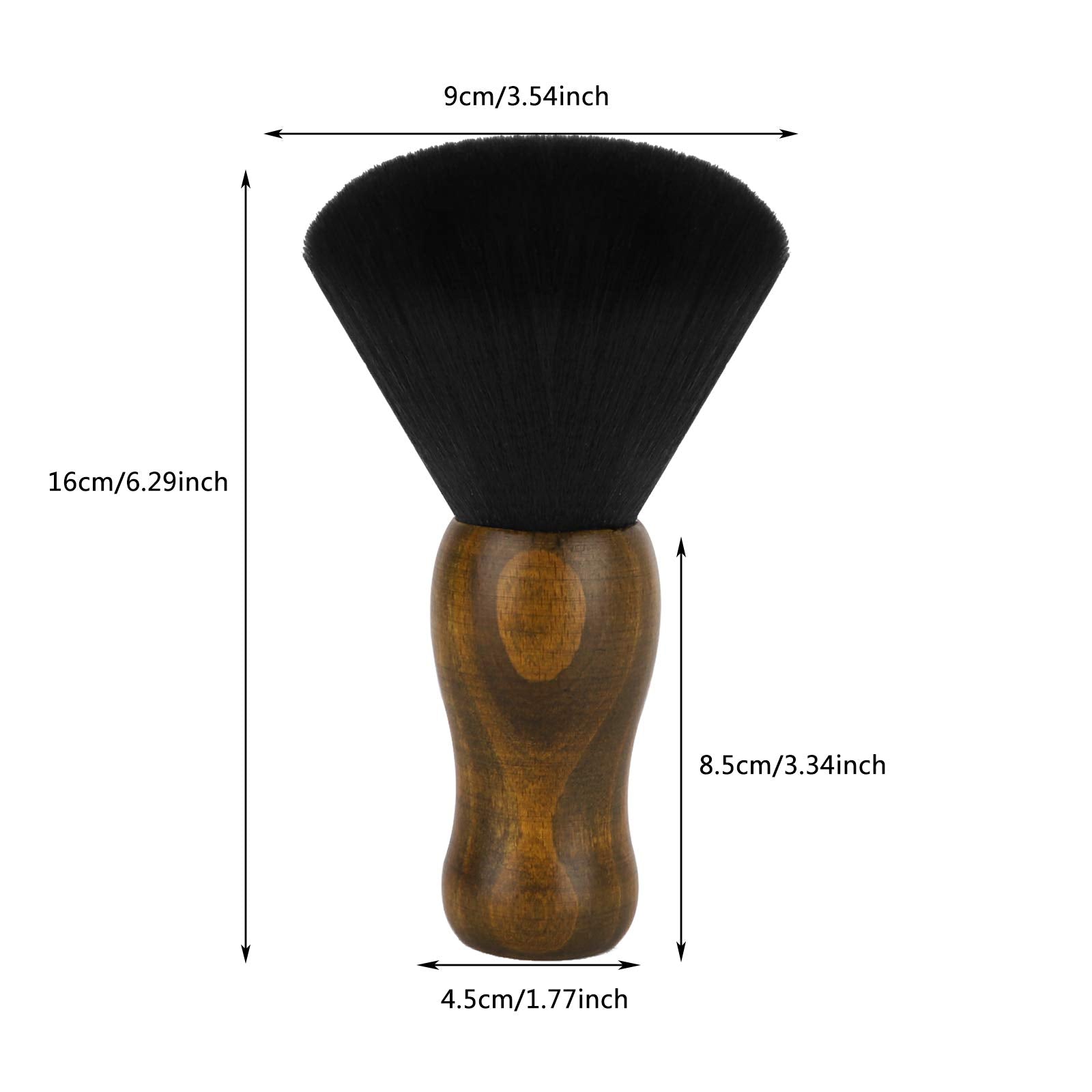 Barber Neck Duster Brush, Yebeauty Large Soft Barber Hair brush for Hair Cutting, Hair Sweep Brushes with Natural Fiber Wooden H
