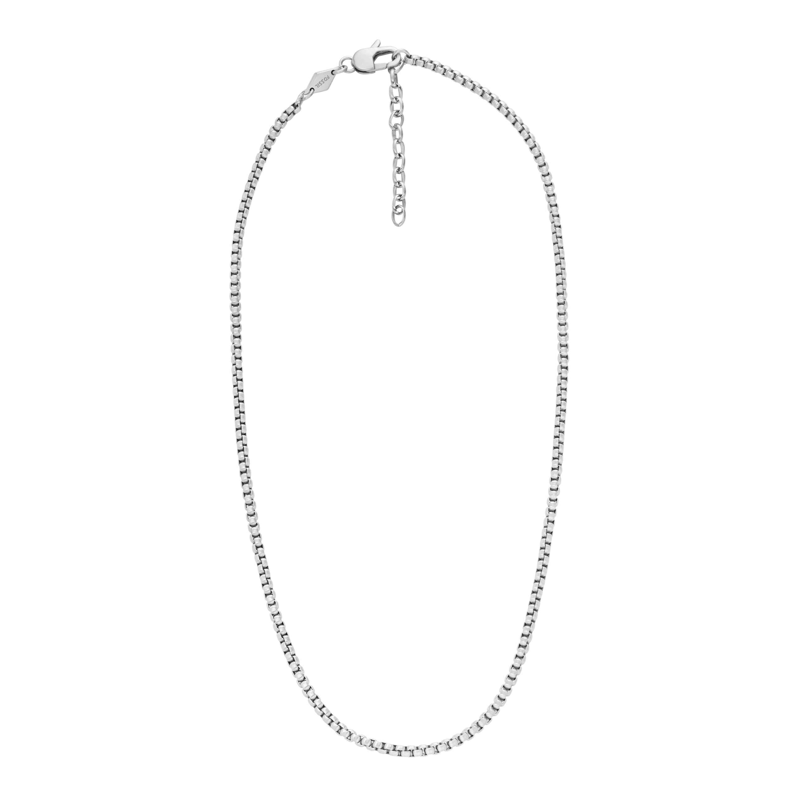 Fossil Mens Ellis Core Chains Stainless Steel Chain Necklace