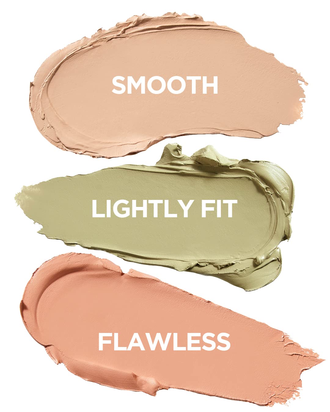 The Saem Cover Perfection Triple Pot Concealer - 3 Color Concealer With Clear Beige, Green & Peach Shades - Full Coverage Concea