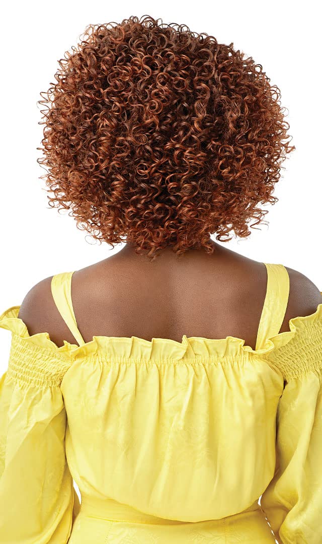 Outre Converti Cap Synthetic Wig - SPARKLING BELLE (Color:DR CHOCOLATE SWIRL)