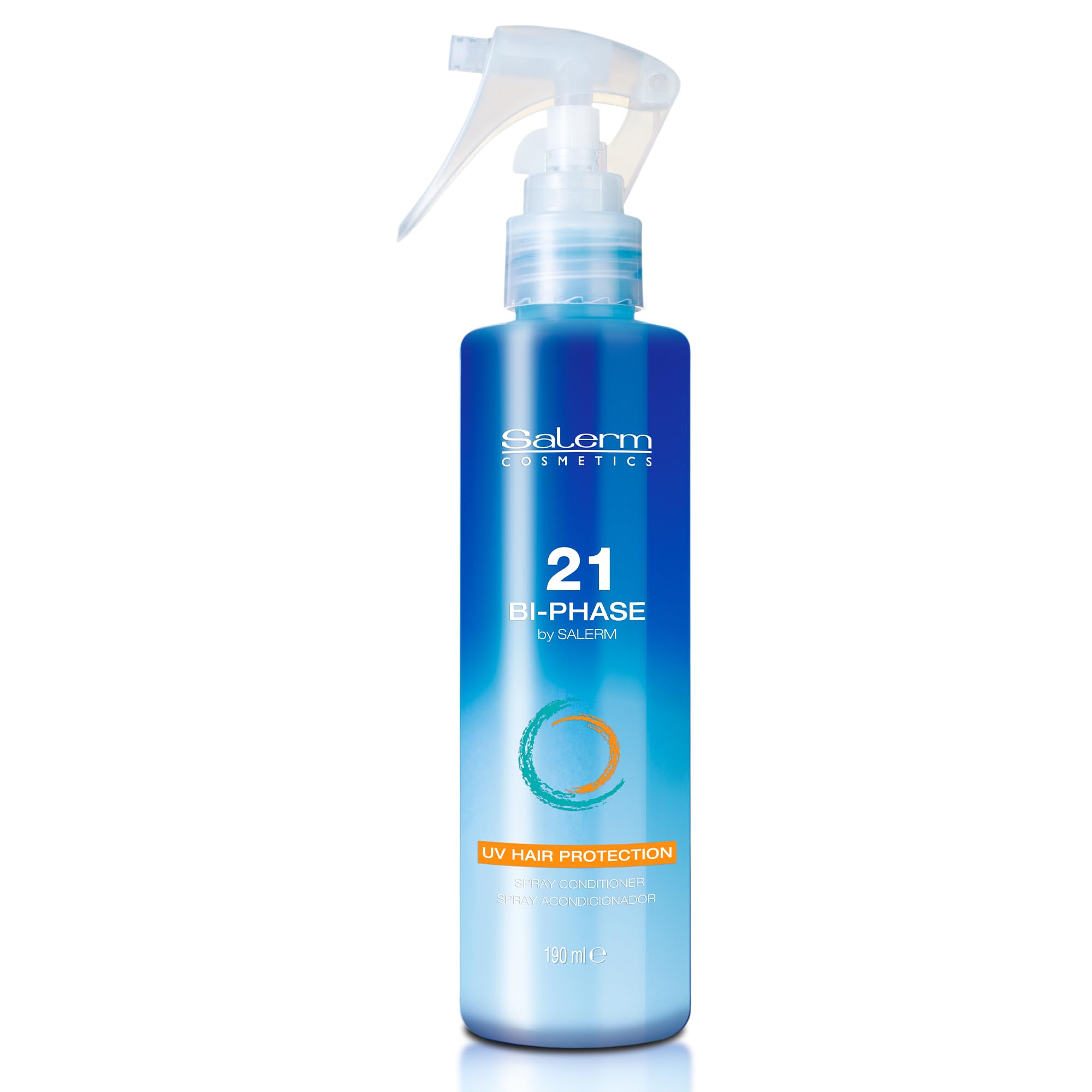 SALERM - Biphase Conditioner 21 Biphase - 190 ml - Leave-In Conditioner - Protects Hair Against Sun, Chlorine, and Salt - Detang