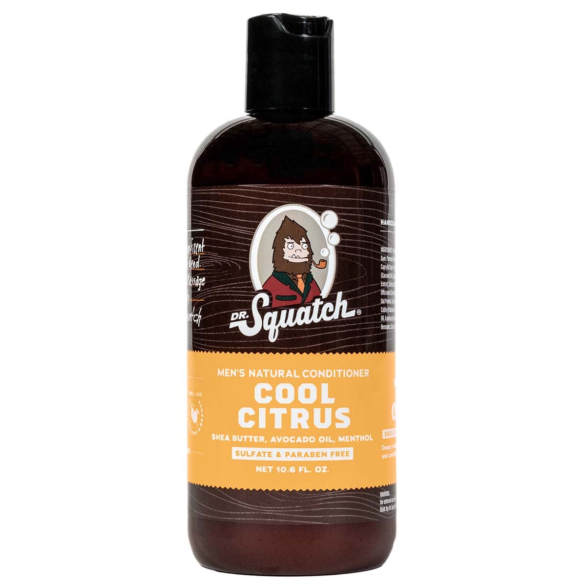 Dr. Squatch Cool Citrus Conditioner for Men - Daily Hair Conditioner - Stimulates, Hydrates, Soothes Scalp - Naturally Sourced w