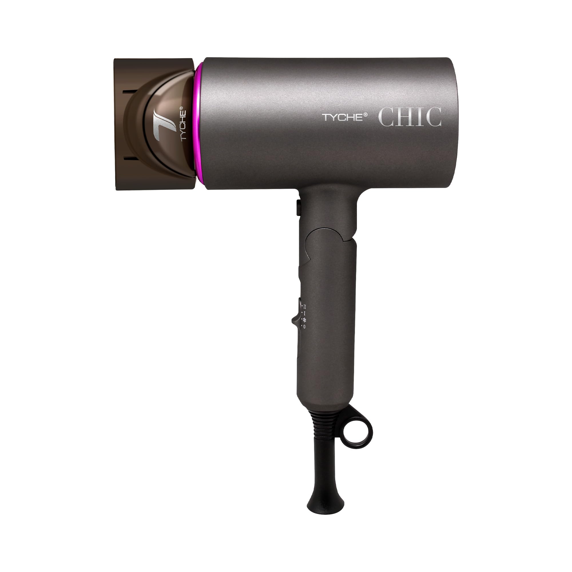 Tyche by Nicka K New York, Chic Slim Foldable Hair Dryer, TravelFriendly