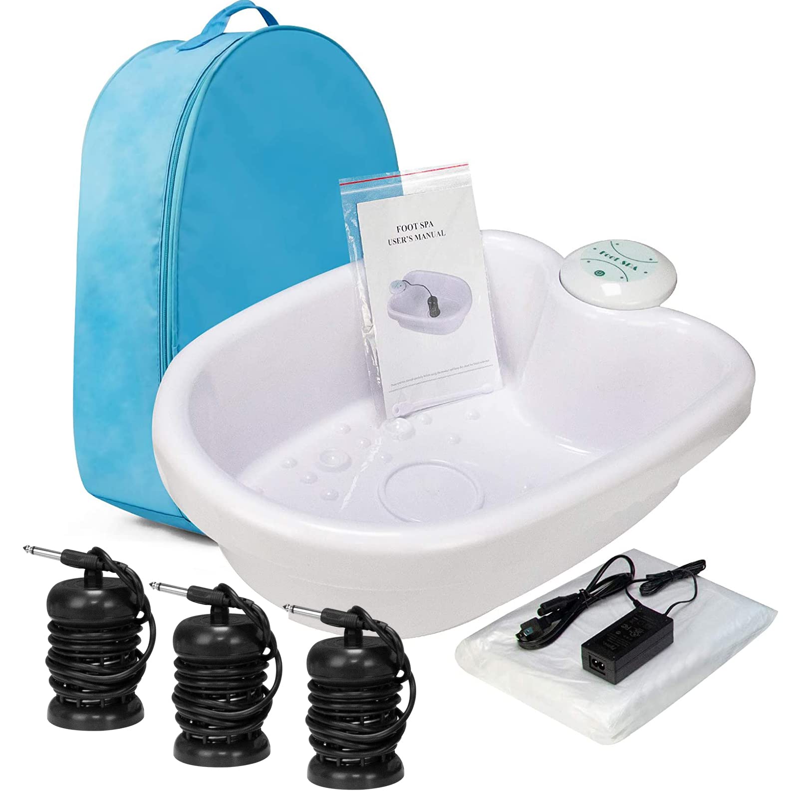 Vniolife Ionic Foot Bath Detox Machine, Ion Foot Detox Spa For Home Use Beauty Salon Beauty Spa Club With 100 Liners, Zipper Car