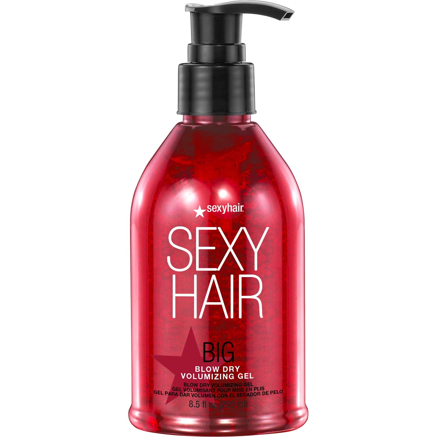 SexyHair Big Blow Dry Volumizing Gel| Added Volume with Hold | Up to 72 Hours of Humidity Resistance | All Hair Types, 8.5 Fl Oz