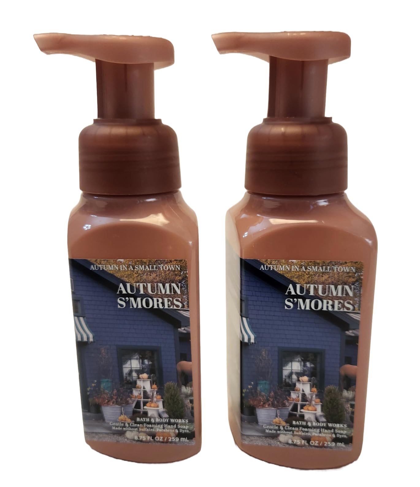 Bath & Body Works And Autumn S 'Mores Gentle Foaming Hand Soap 8.75 Ounce 2-Pack (Autumn S 'Mores)