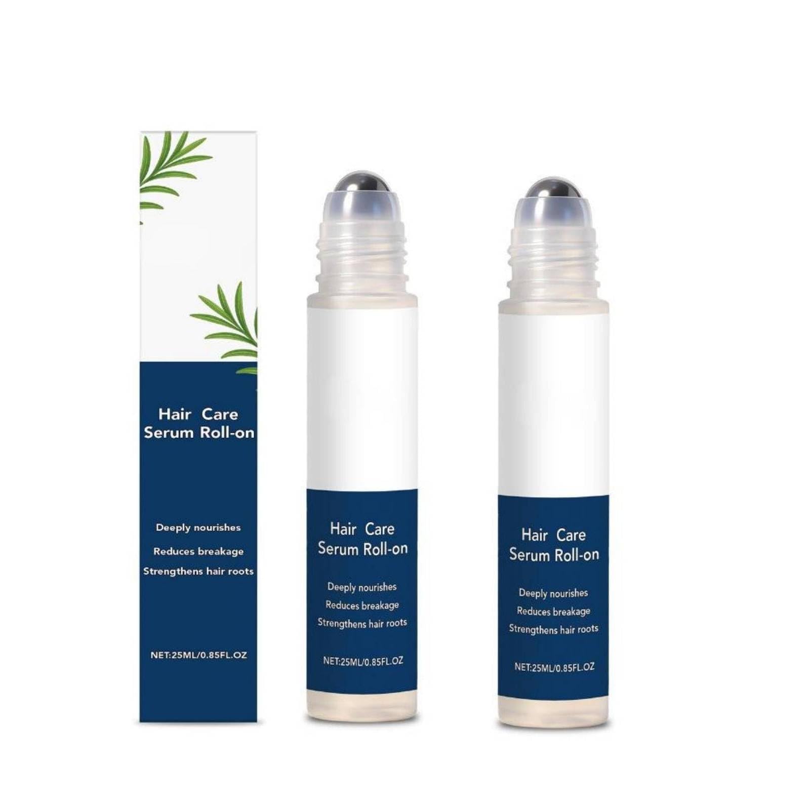 Head Care Essence RollOn  Rosemary & Castor Oil Serum for Hair Growth, Daily Scalp Massage to Reduce Breakage & Smooth Hair, N