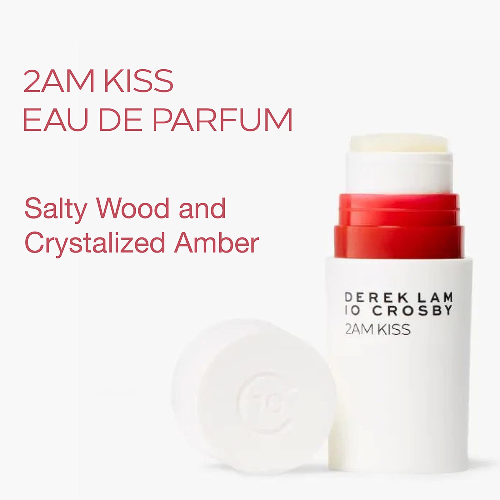 Derek Lam 10 Crosby - 2Am Kiss - 0.12 Oz Eau De Parfum - Solid Stick Perfume For Women - Amber And Woody Scent - Sweet Fig, Spic