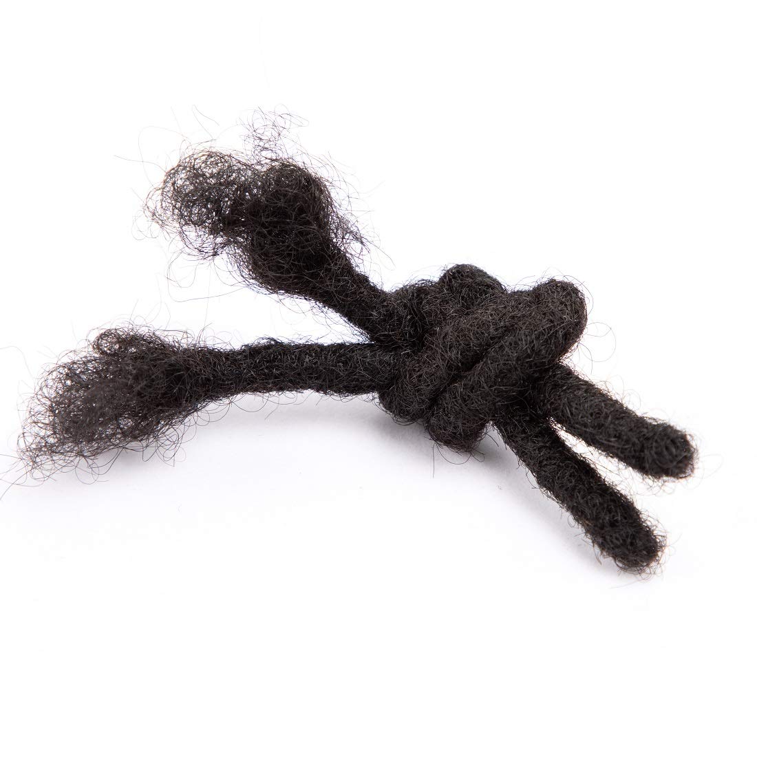 Teresa Medium 0.8cm and Small 0.4cm Width 6-18 Inch 70 Strands 100% Human Hair Dreadlock Extensions for Men/Women/Kids Full Hand