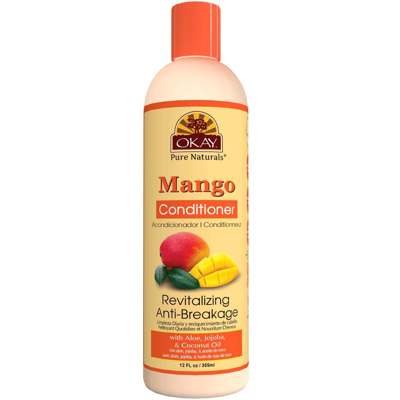 OKAY | Mango Anti-Breakage Conditioner | For All Hair Types & Textures | Revitalize - Repair - Restore Moisture | With Aloe, Joj
