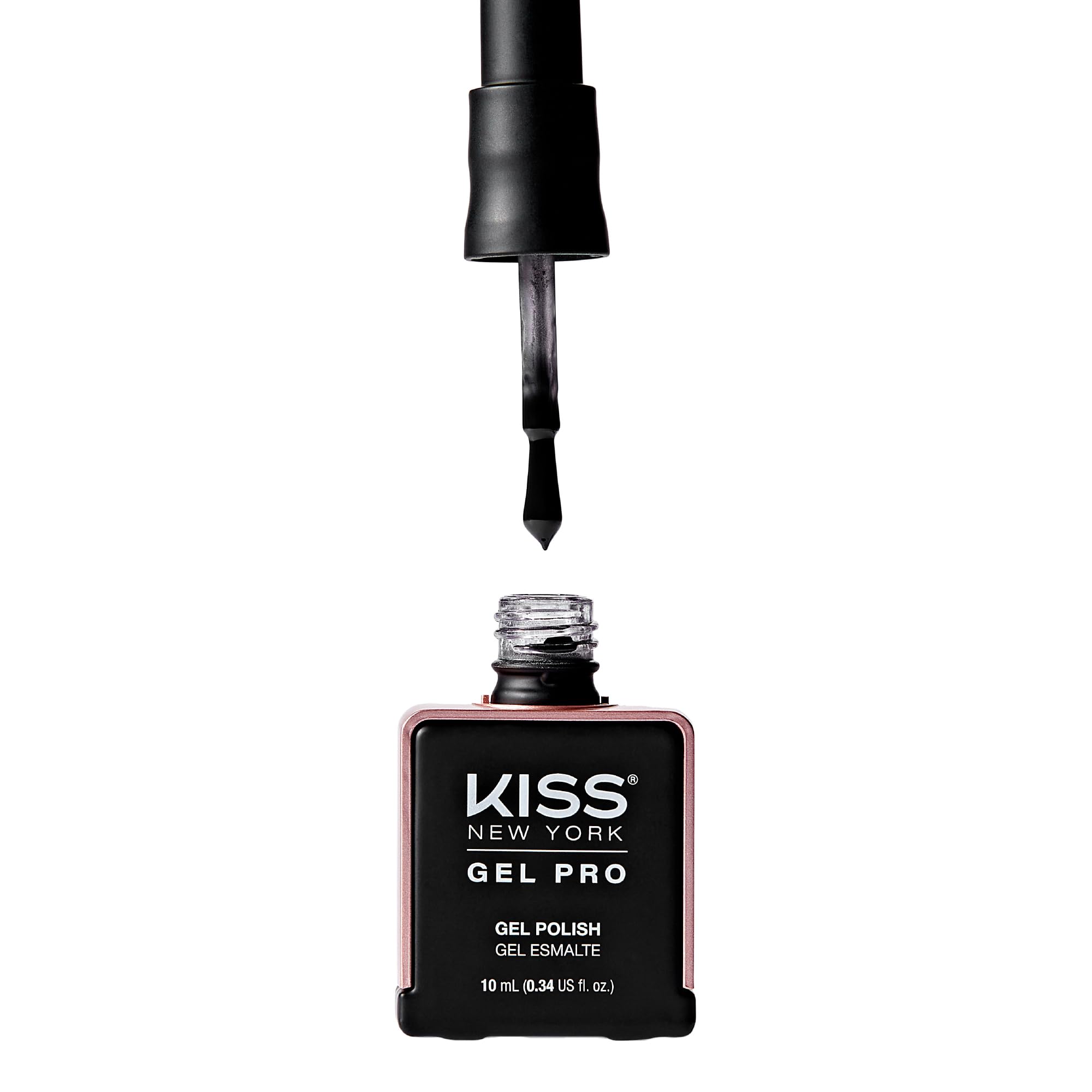 Kiss New York Gel Nail Polish Soak Off UV LED Gel Polish 10mL Nail Art Salon Manicure DIY HEMA FREE, TPO FREE, Made in USA (Pain