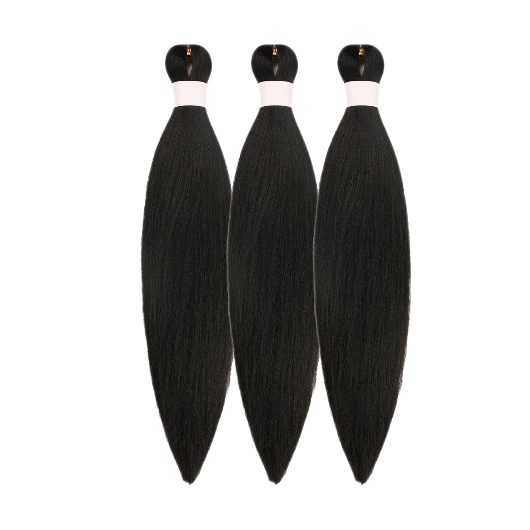 Short Black Braiding Hair Pre Stretched 14 Inch for Knotless Braids Synthetic 1B Braiding Hair for Bob Box Braids (14Inch, Pack 